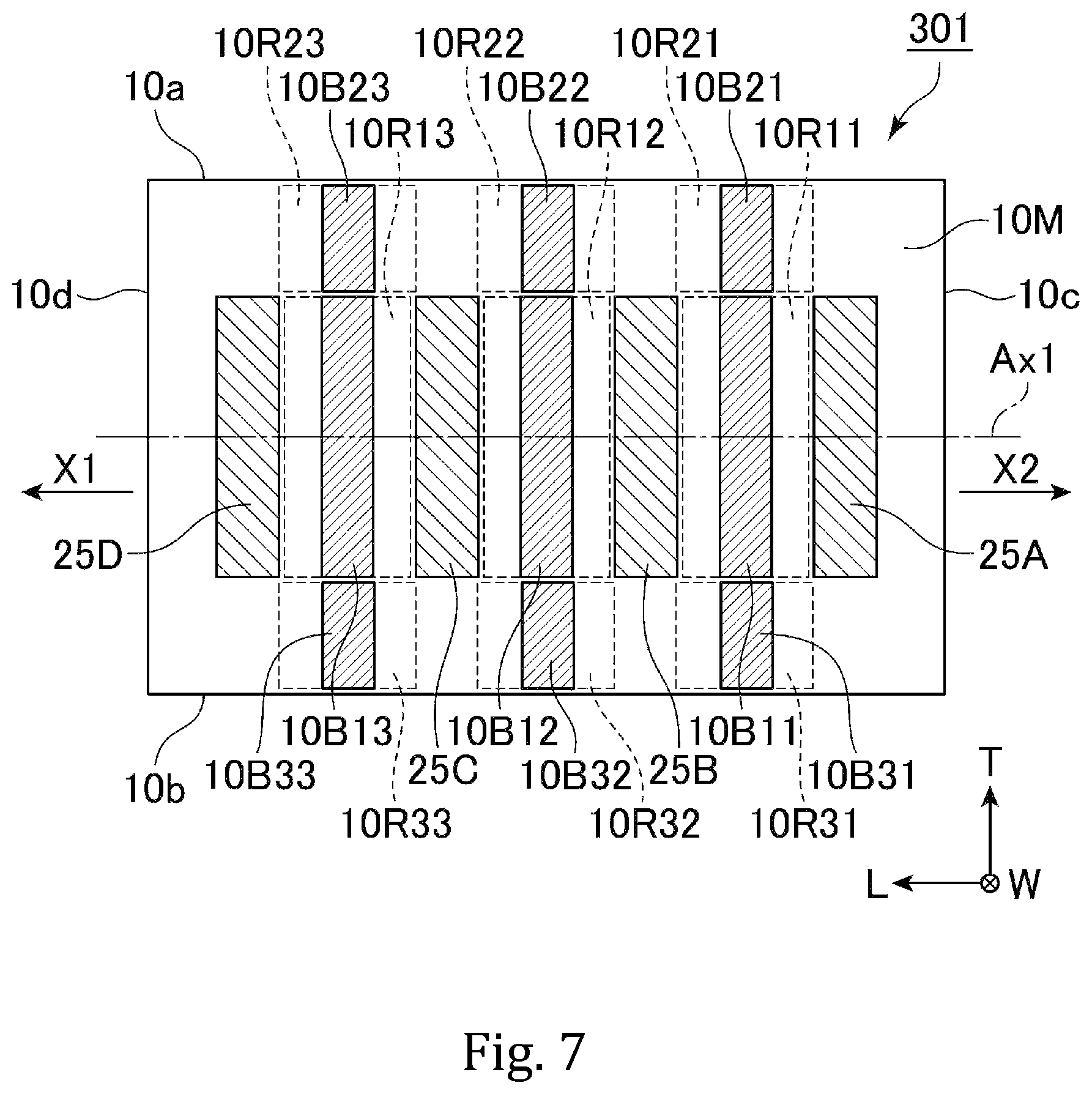 Patent US12567534 Figure 7 – Inductor array
