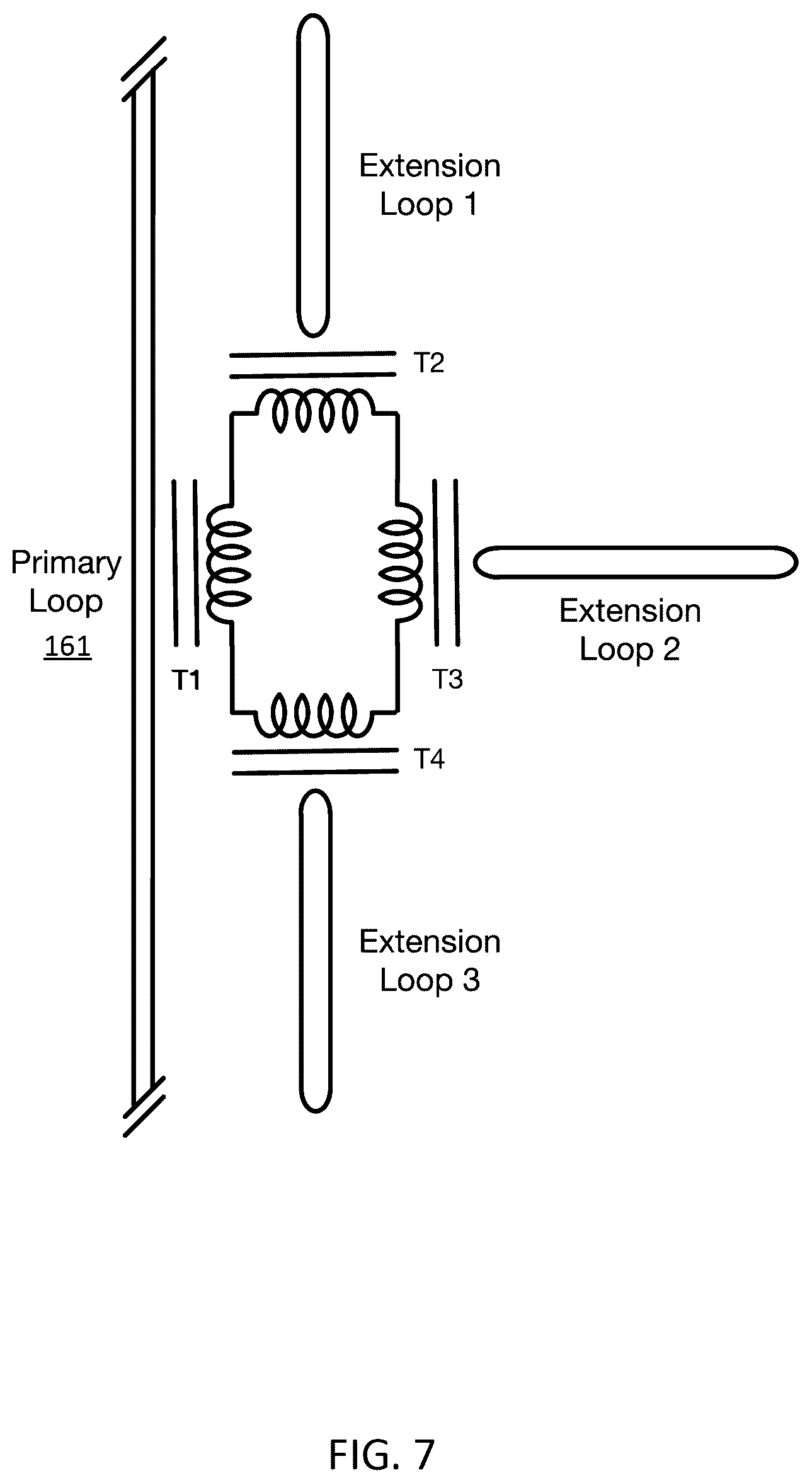 Patent US12567537 Figure 7 – Inductive power and communications bus
