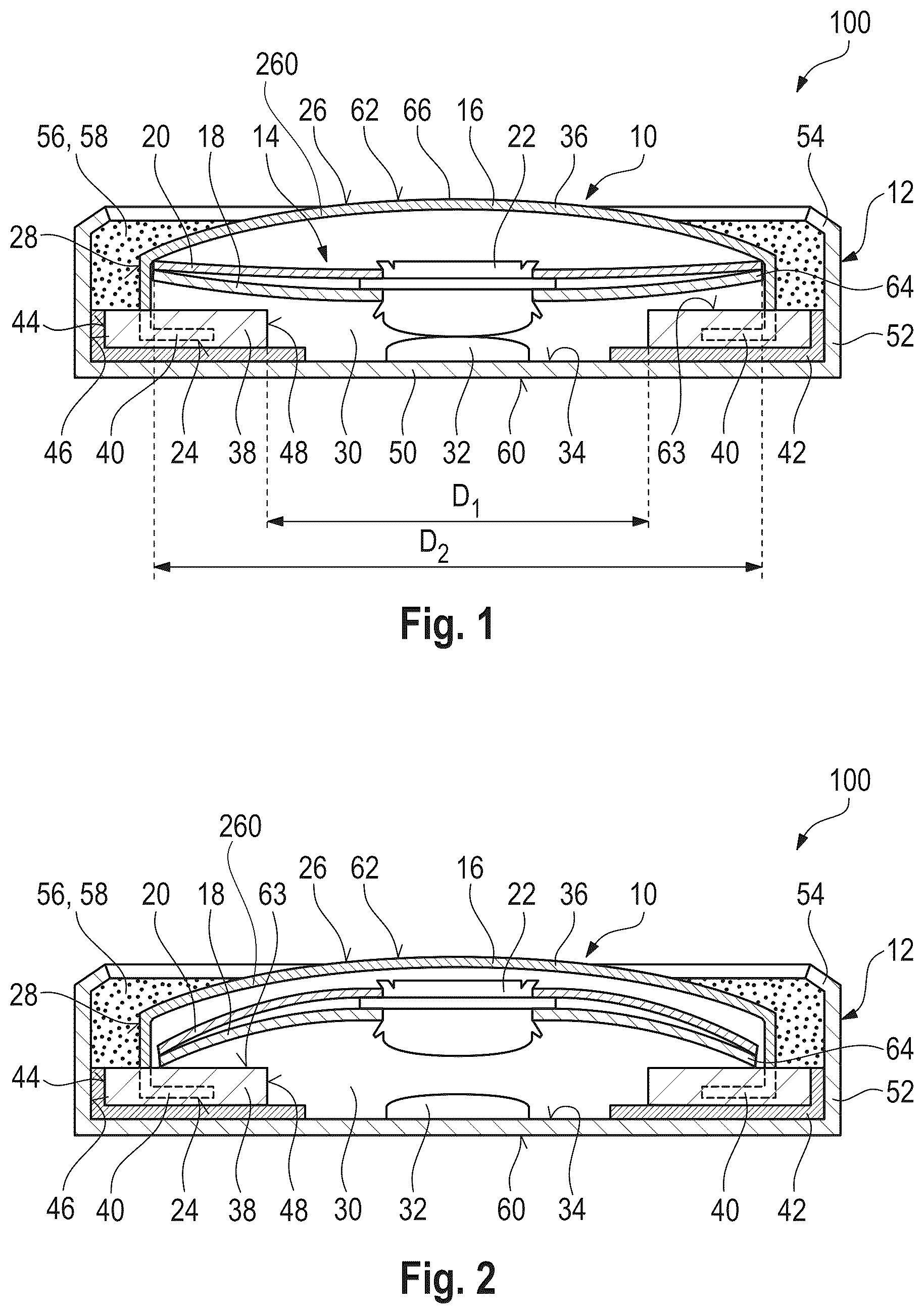 Patent US12567547 Figure 1 – Temperature-dependent switch