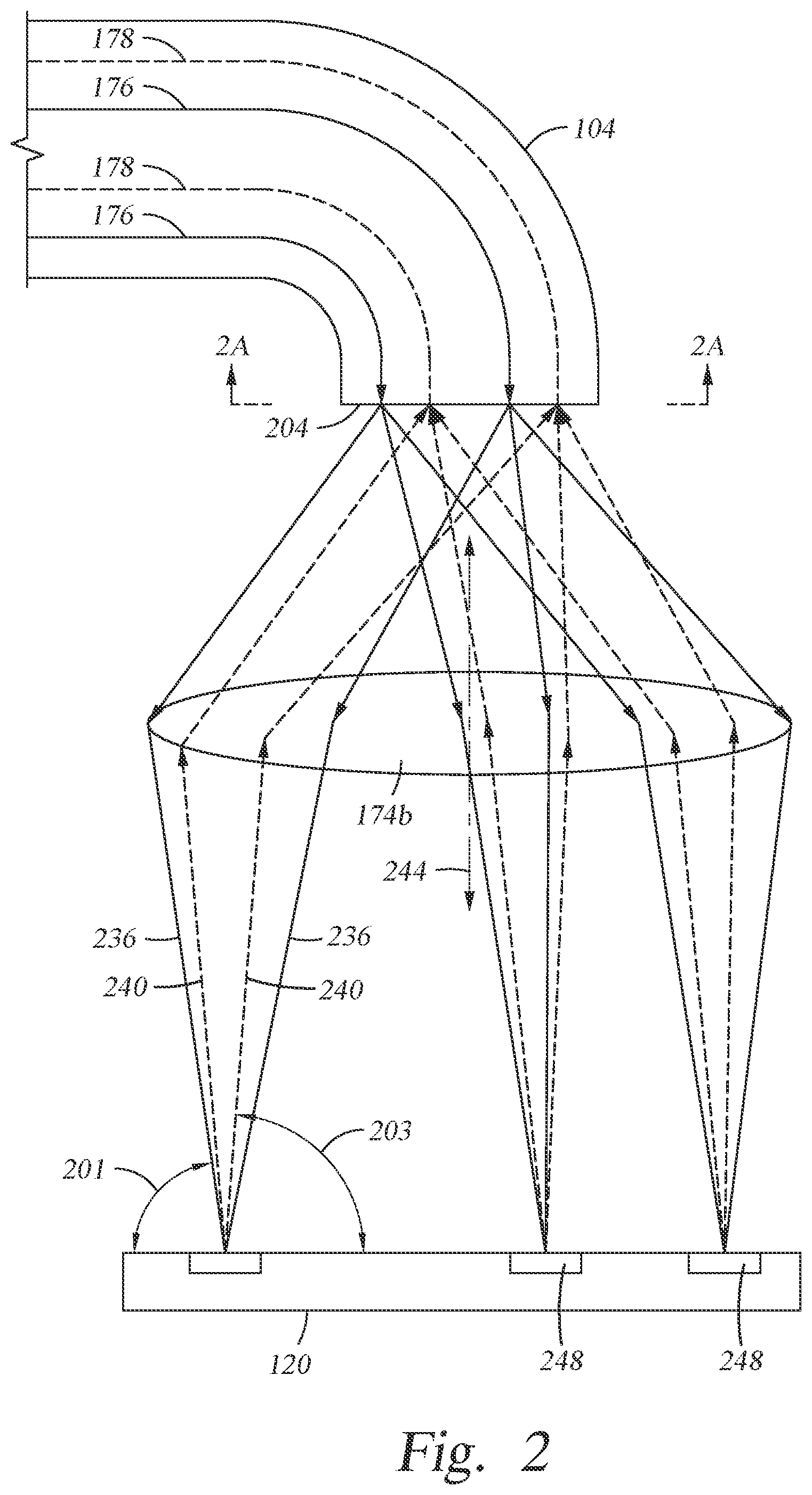 Patent US12567569 Figure 2 – Optical cable for interferometric endpoint detection