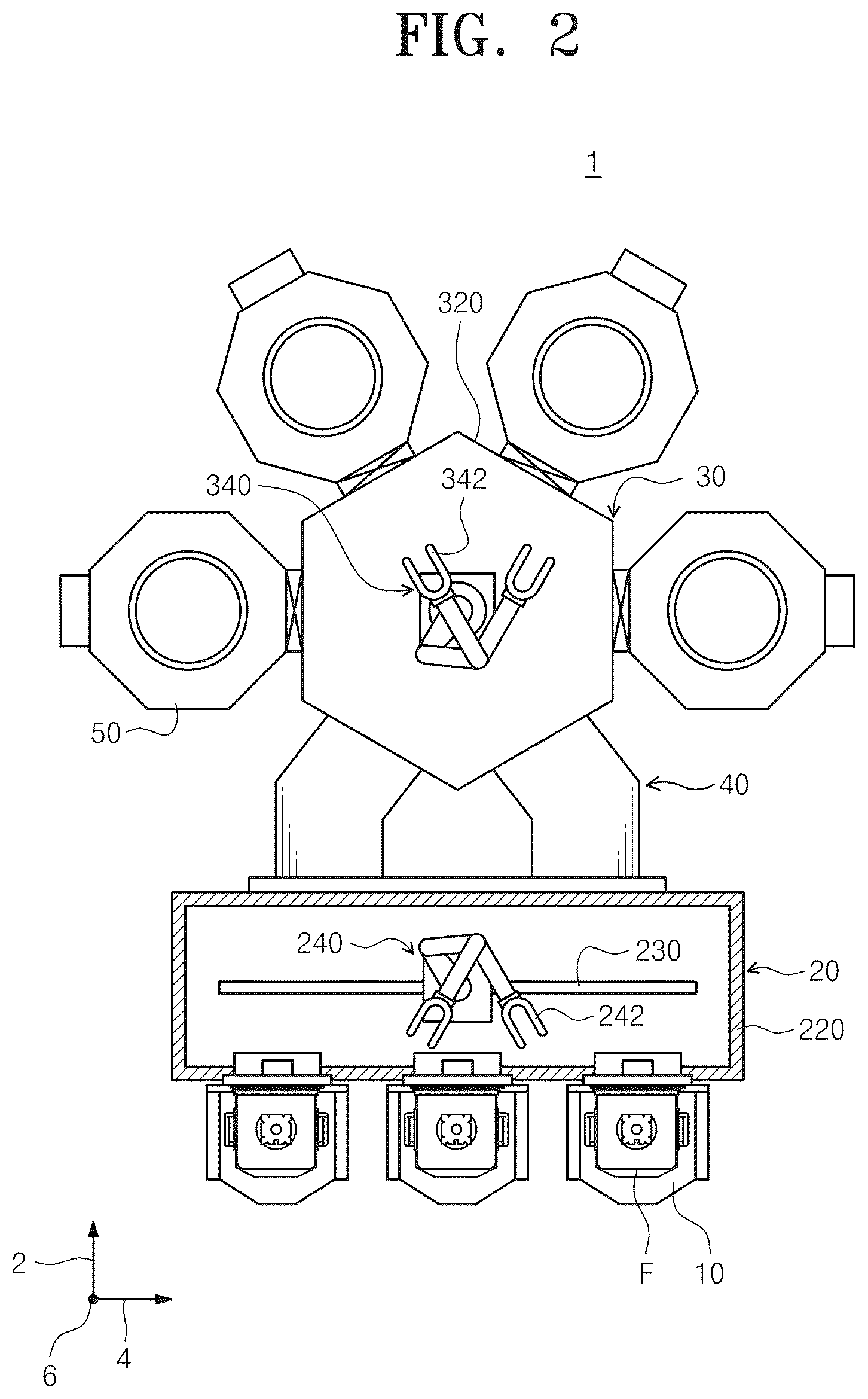 Patent US12567570 Figure 2 – Apparatus for treating substrate and method for treating substrate