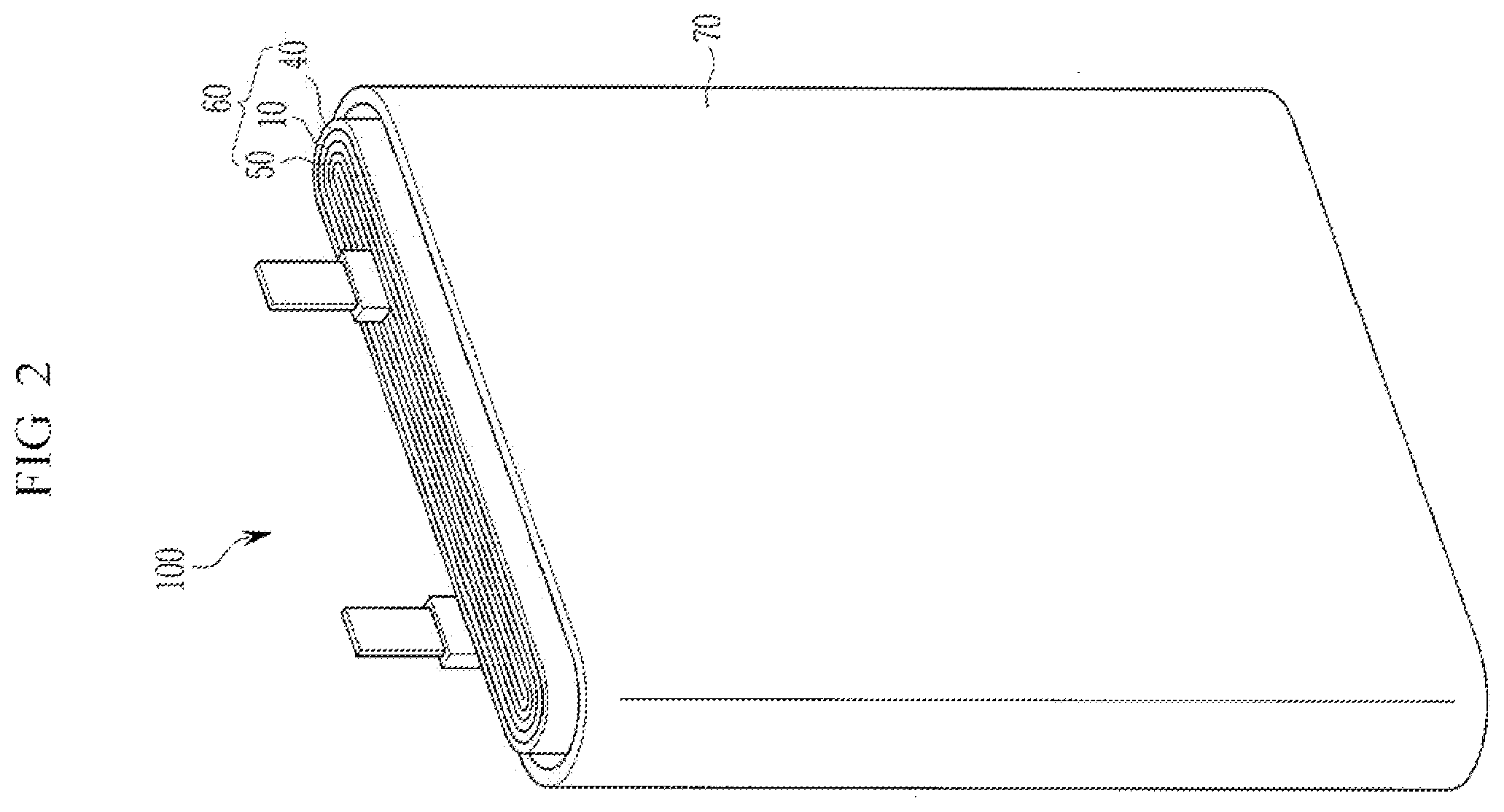 Patent US12567602 Figure 2 – Separator for rechargeable lithium battery and rechargeable lithium battery including the same