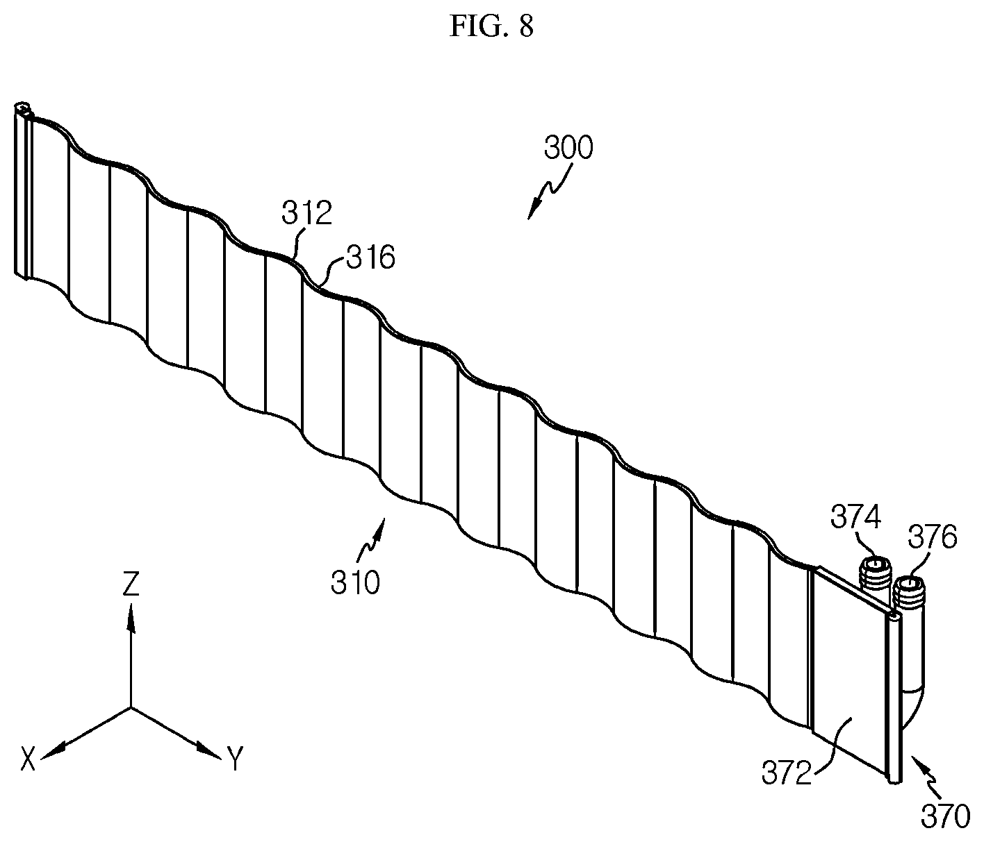 Patent US12567618 Figure 8 – Battery pack and vehicle including same