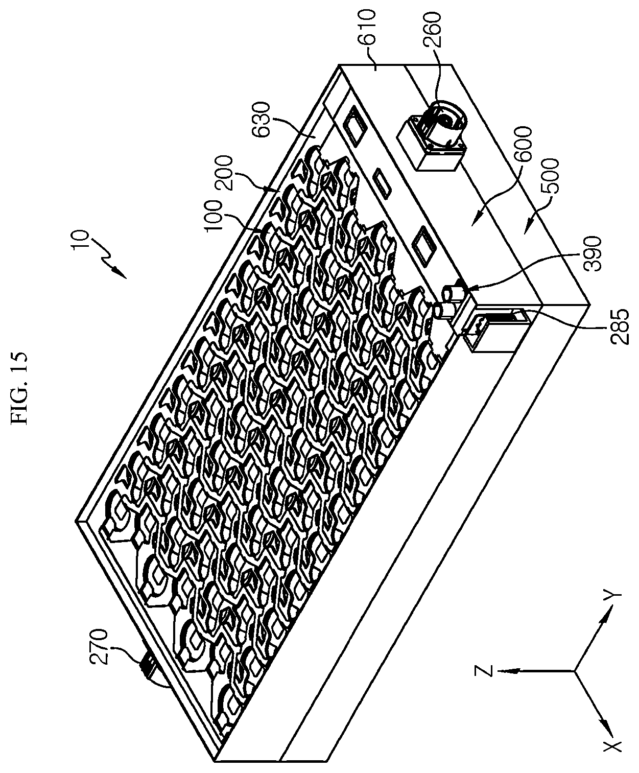Patent US12567618 Figure 15 – Battery pack and vehicle including same