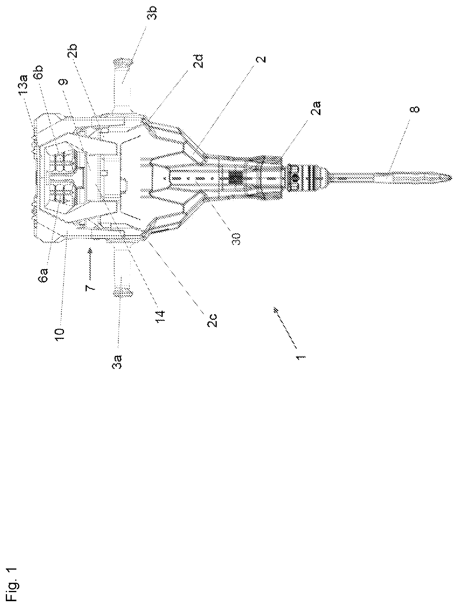 Patent US12567633 Figure 1 – Impact damping device for a rechargeable battery