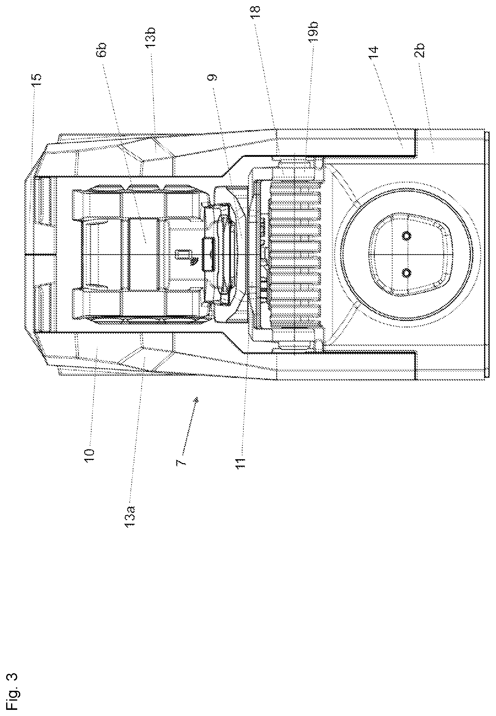 Patent US12567633 Figure 3 – Impact damping device for a rechargeable battery