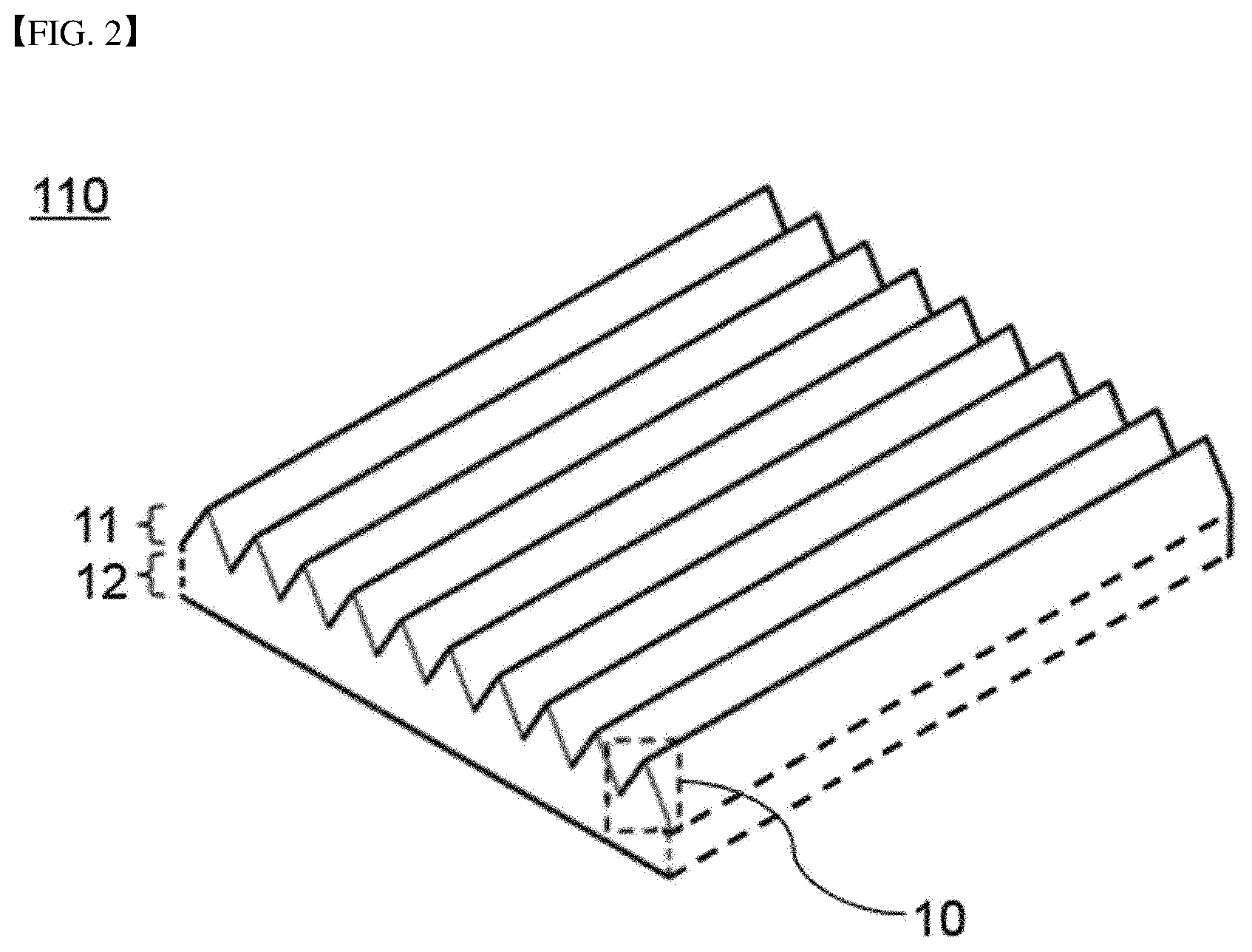 Patent US12567654 Figure 2 – Bus bar having surface pattern and battery module comprising same