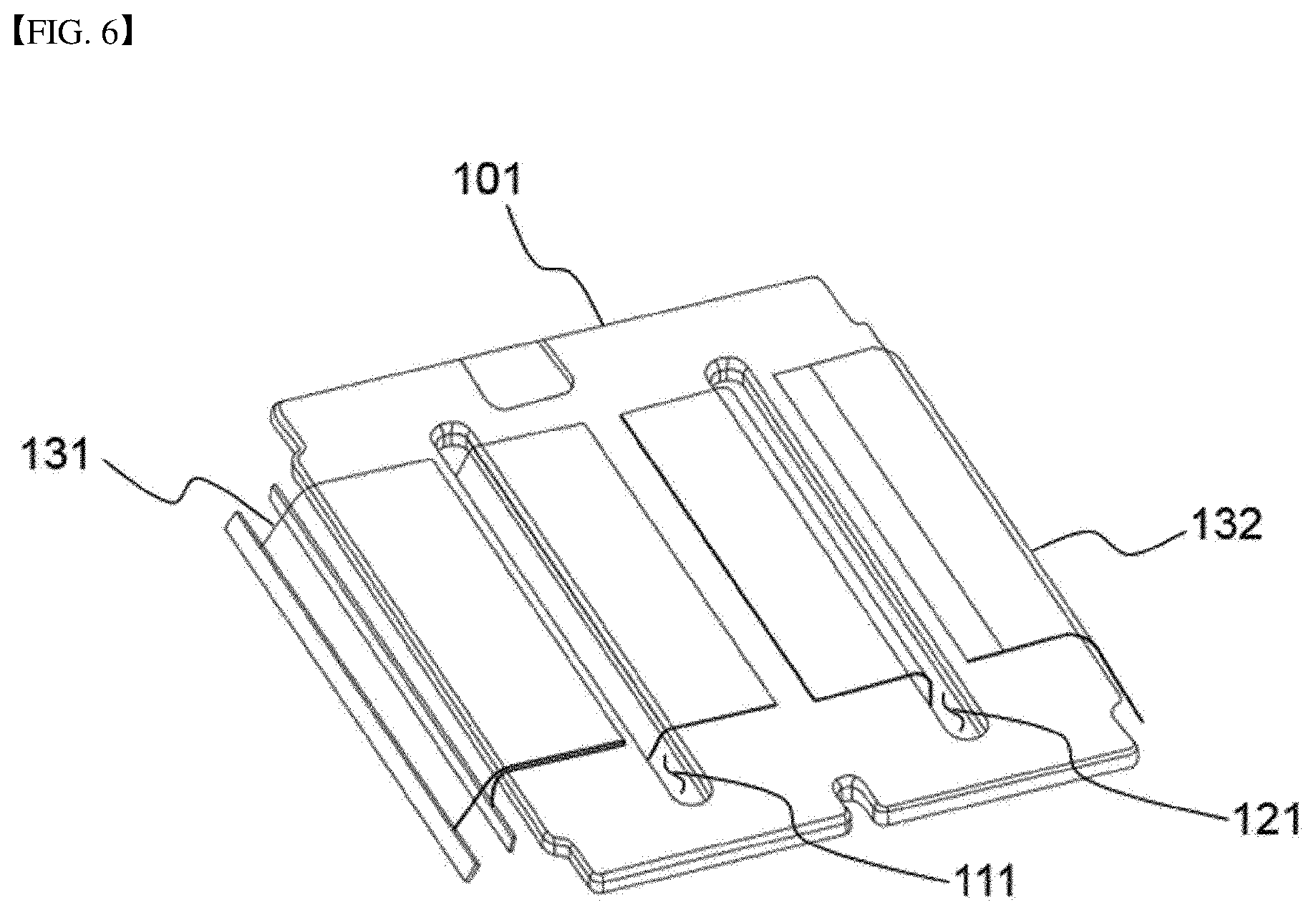 Patent US12567654 Figure 6 – Bus bar having surface pattern and battery module comprising same