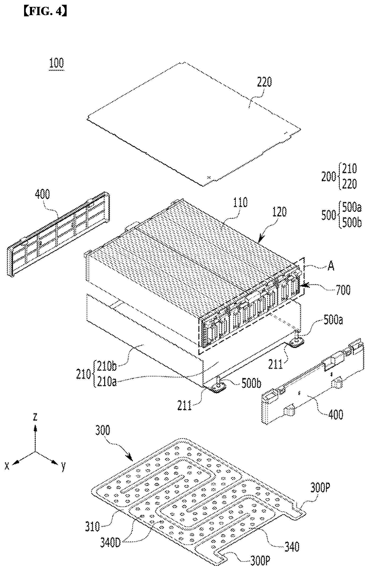 Patent US12567659 Figure 4 – Battery pack and device including the same