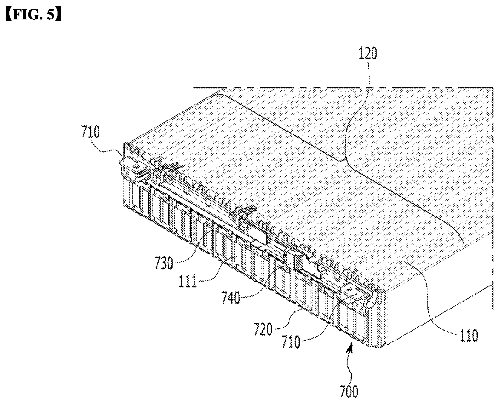Patent US12567659 Figure 5 – Battery pack and device including the same