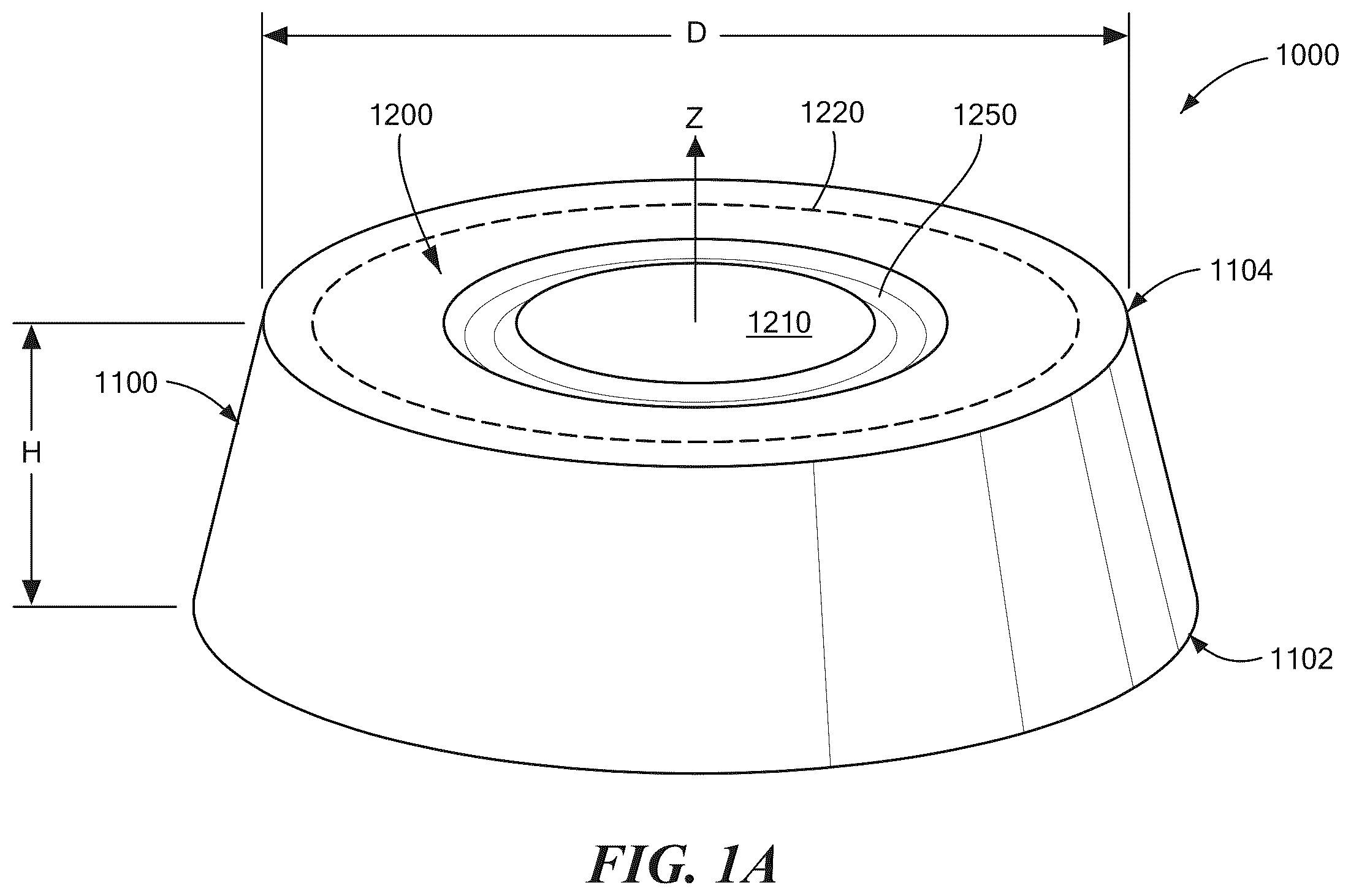 Patent US12567676 Figure 1 – Dielectric structure useful for shaping electromagnetic phase wavefronts