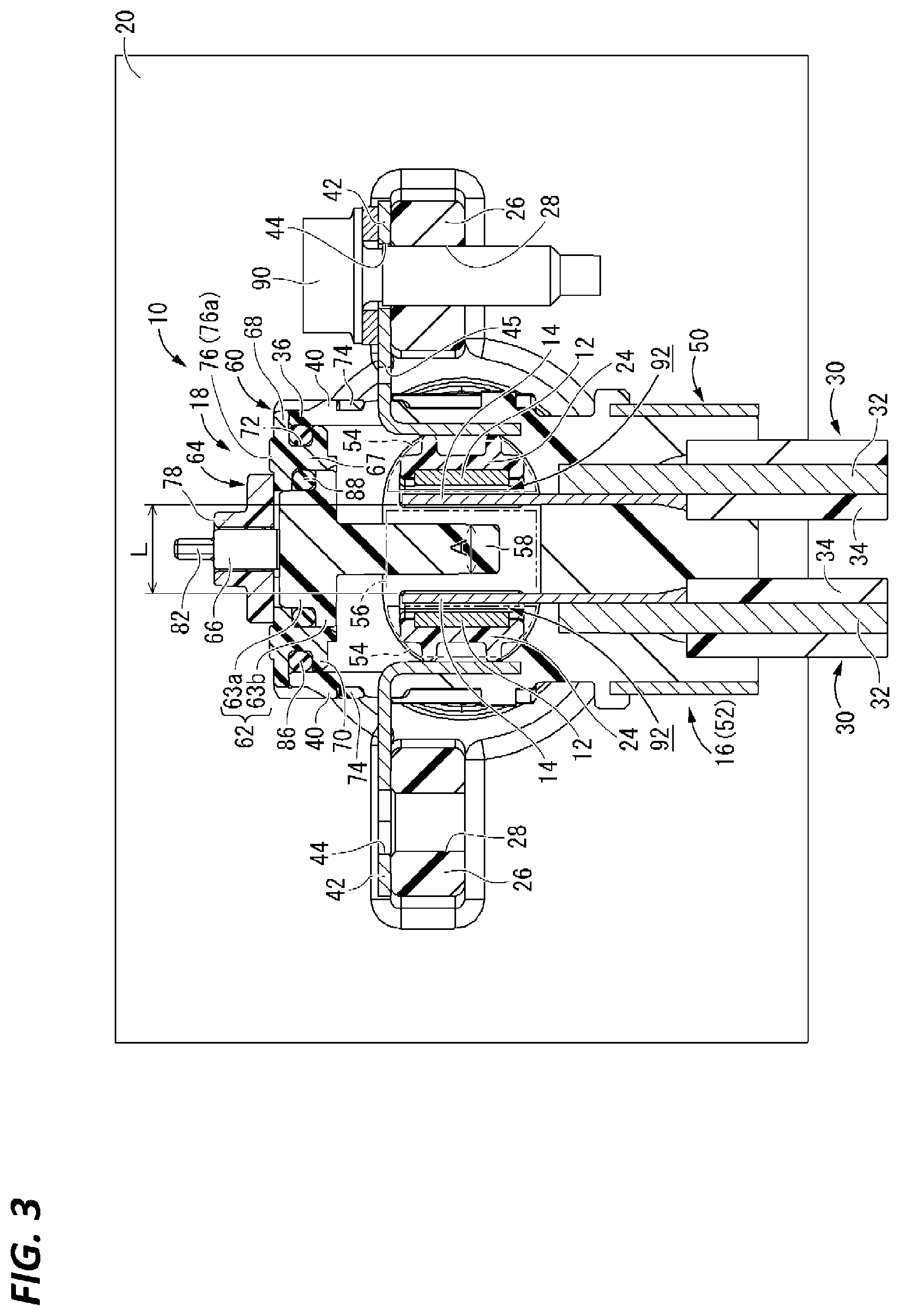 Patent US12567692 Figure 3 – Connector with contact pressure applying component