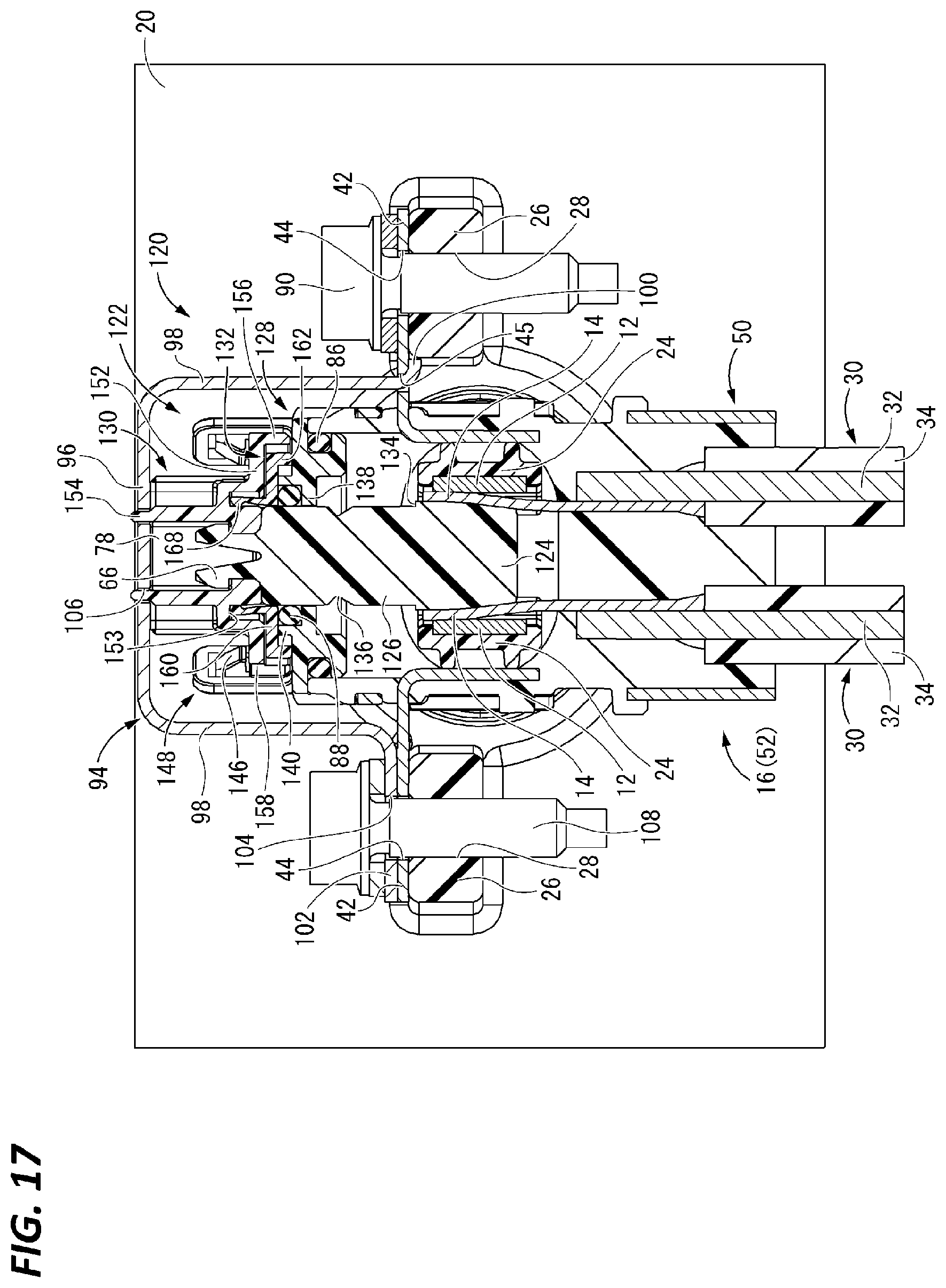 Patent US12567692 Figure 17 – Connector with contact pressure applying component