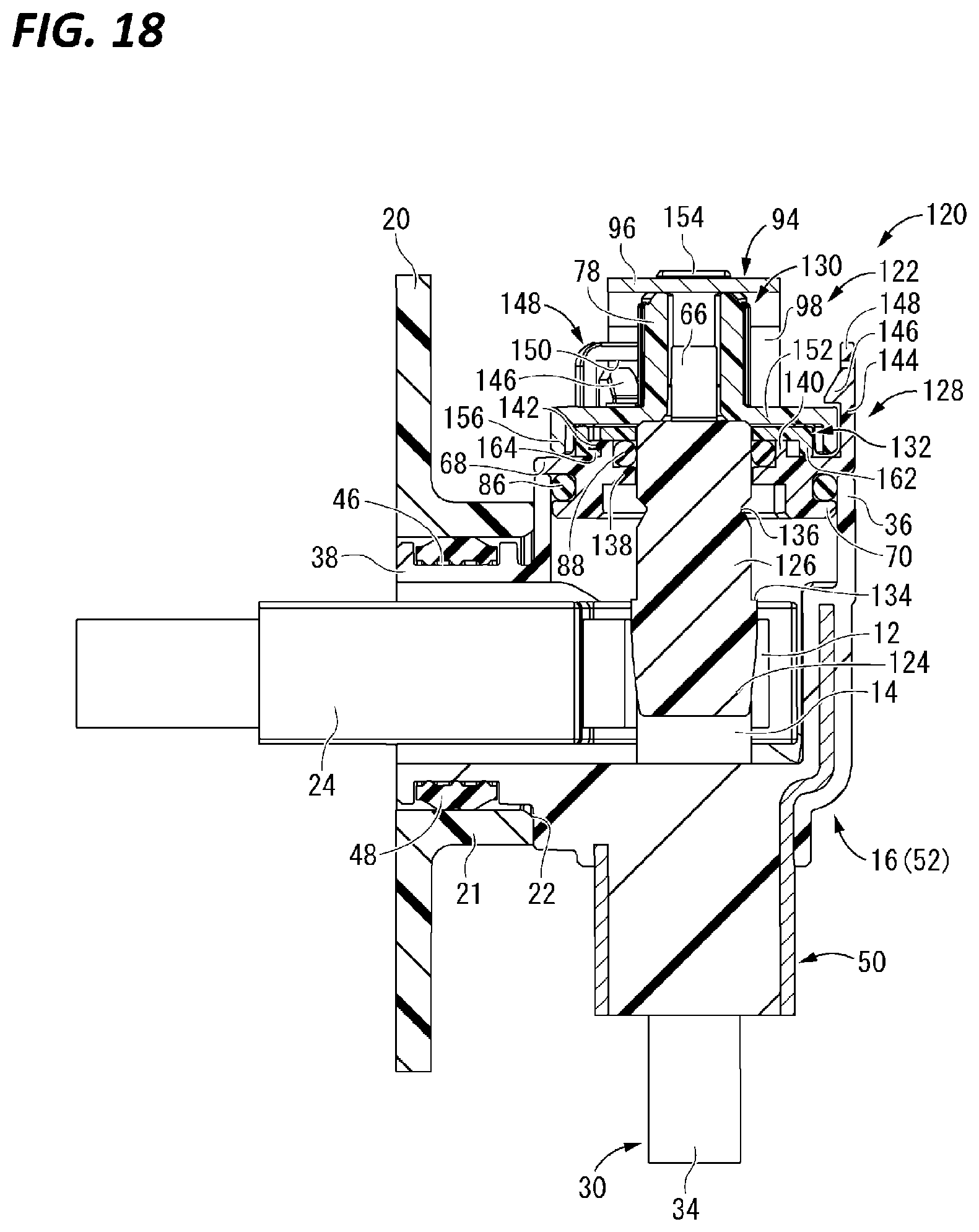 Patent US12567692 Figure 18 – Connector with contact pressure applying component