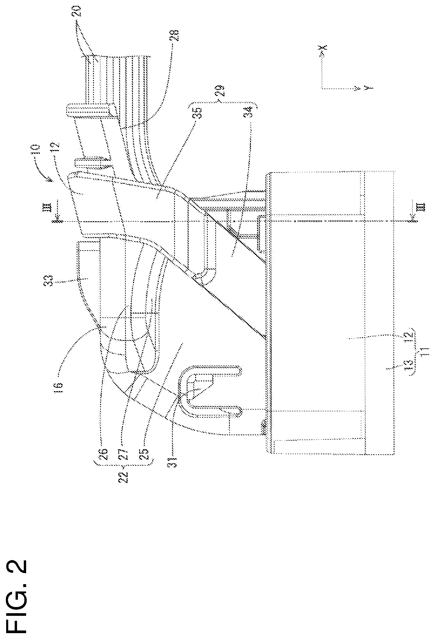 Patent US12567702 Figure 2 – Lever-type connector