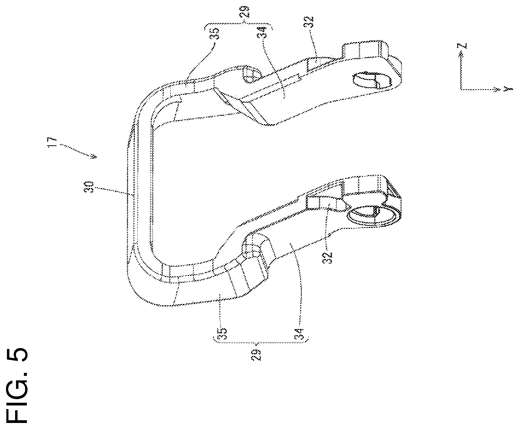 Patent US12567702 Figure 5 – Lever-type connector