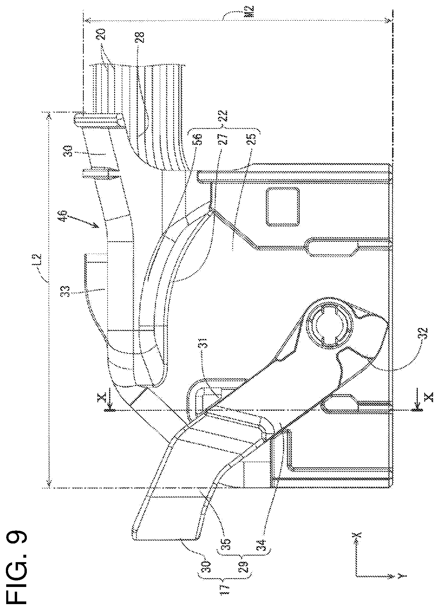 Patent US12567702 Figure 9 – Lever-type connector