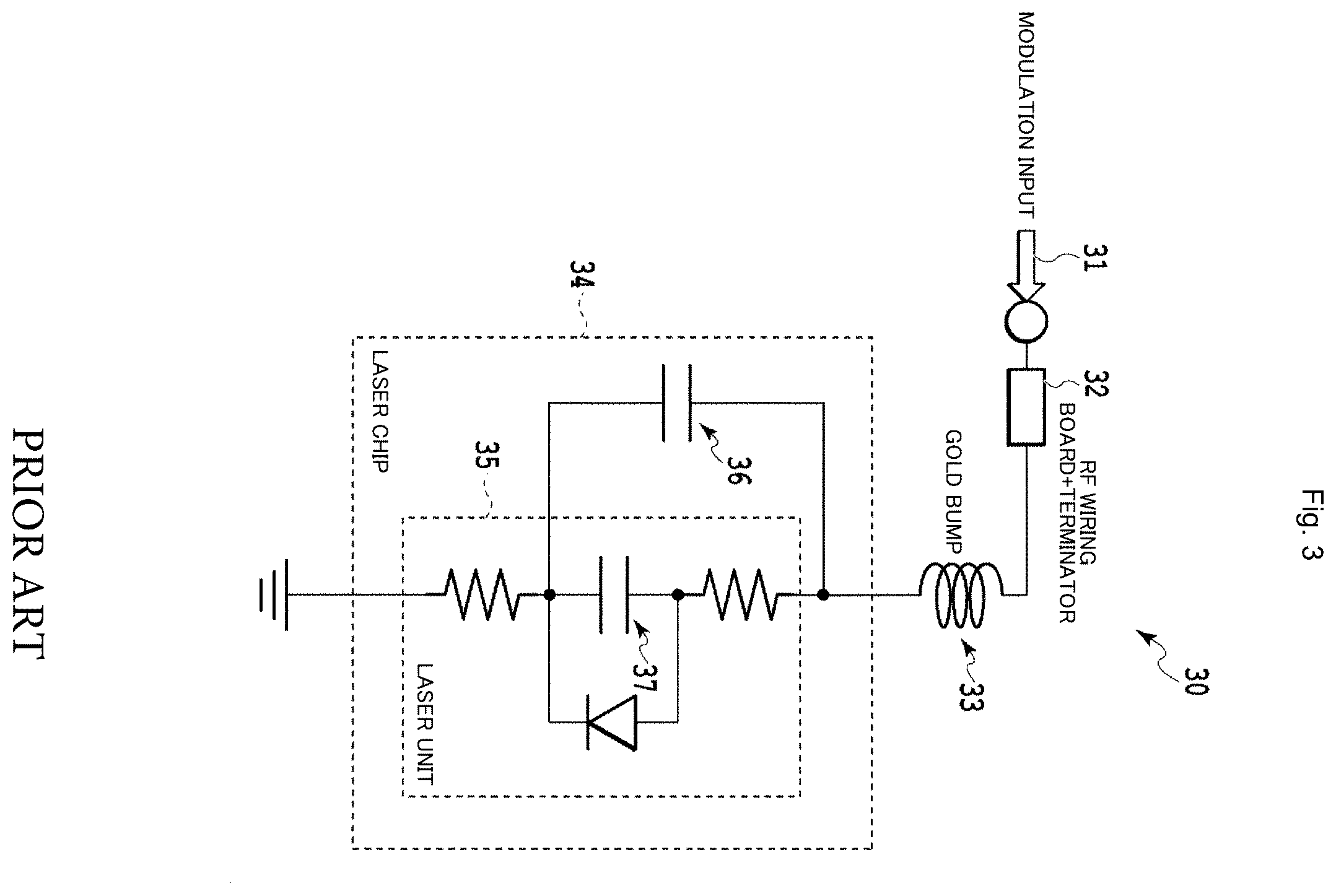 Patent US12567719 Figure 3 – Optical semiconductor chip