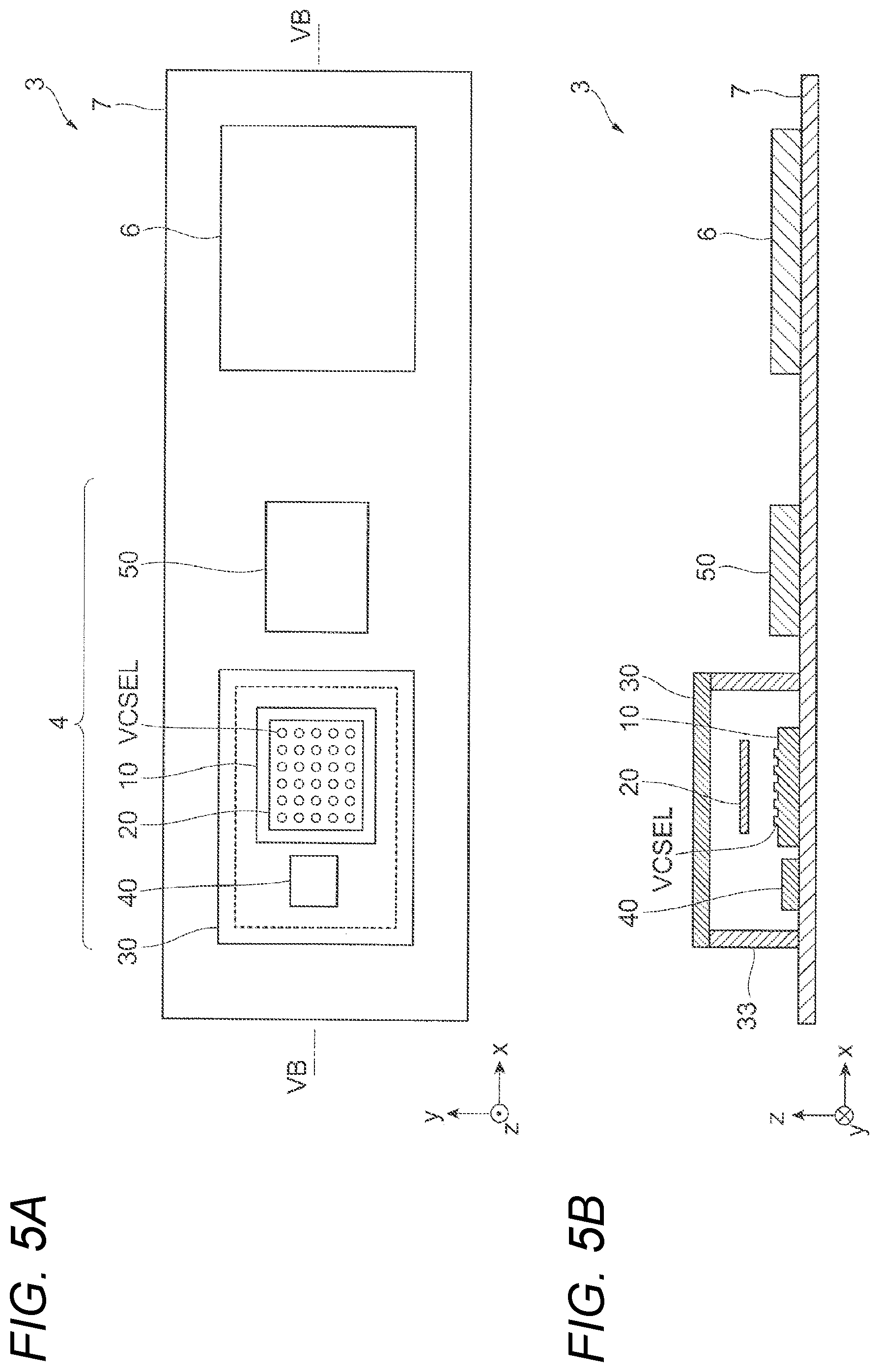 Patent US12567723 Figure 5 – Light-emitting device, optical device, and information processing device