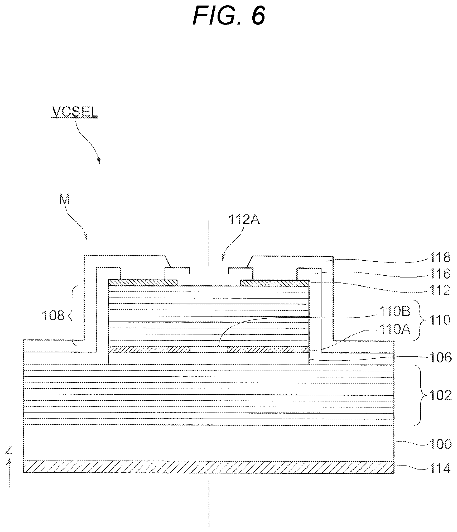 Patent US12567723 Figure 6 – Light-emitting device, optical device, and information processing device