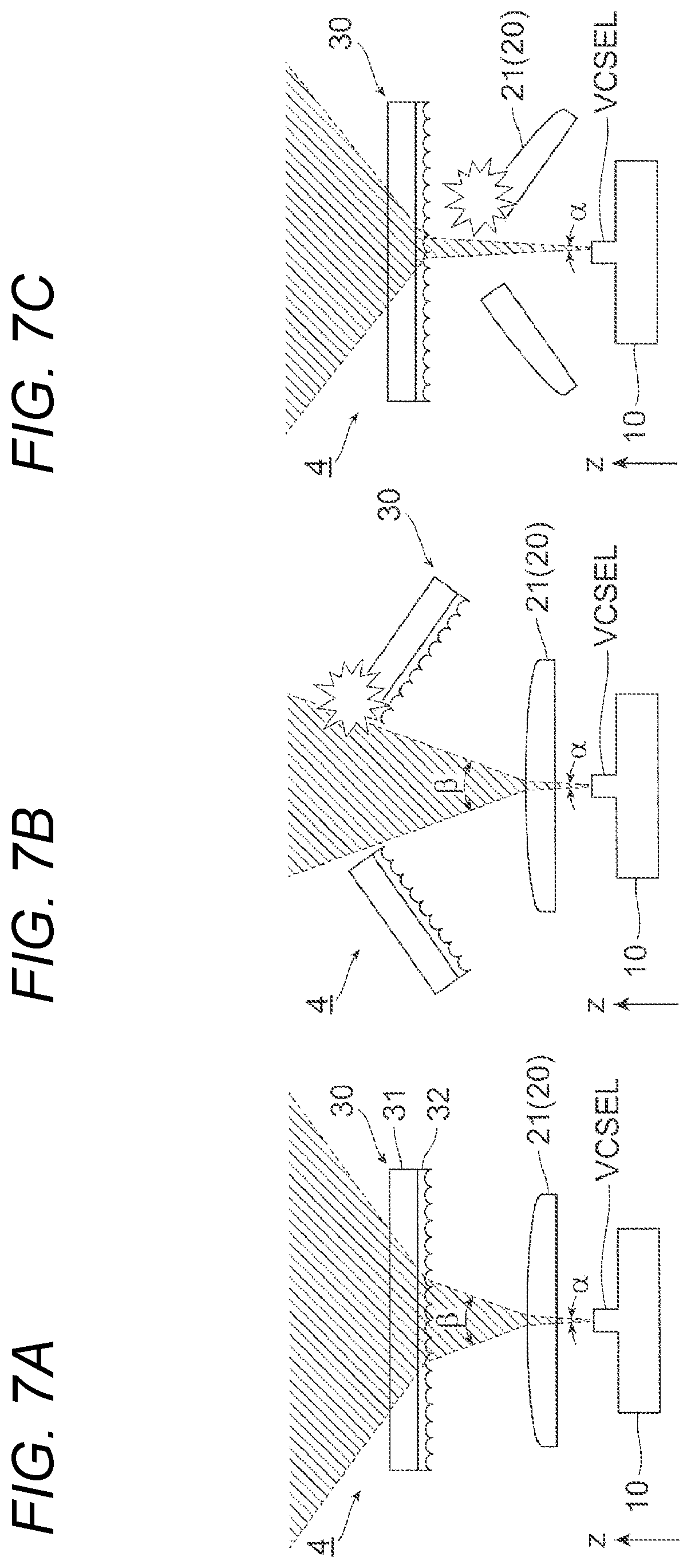 Patent US12567723 Figure 7 – Light-emitting device, optical device, and information processing device