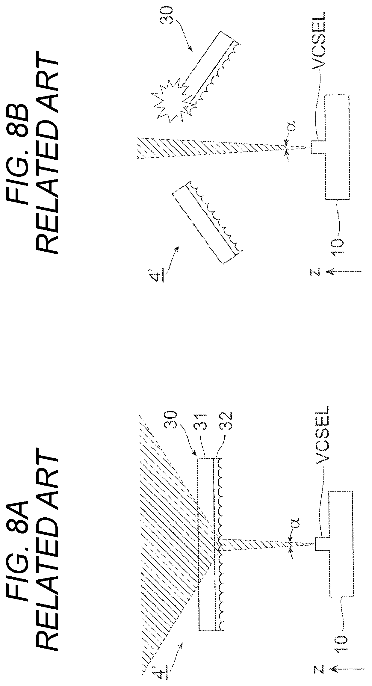 Patent US12567723 Figure 8 – Light-emitting device, optical device, and information processing device