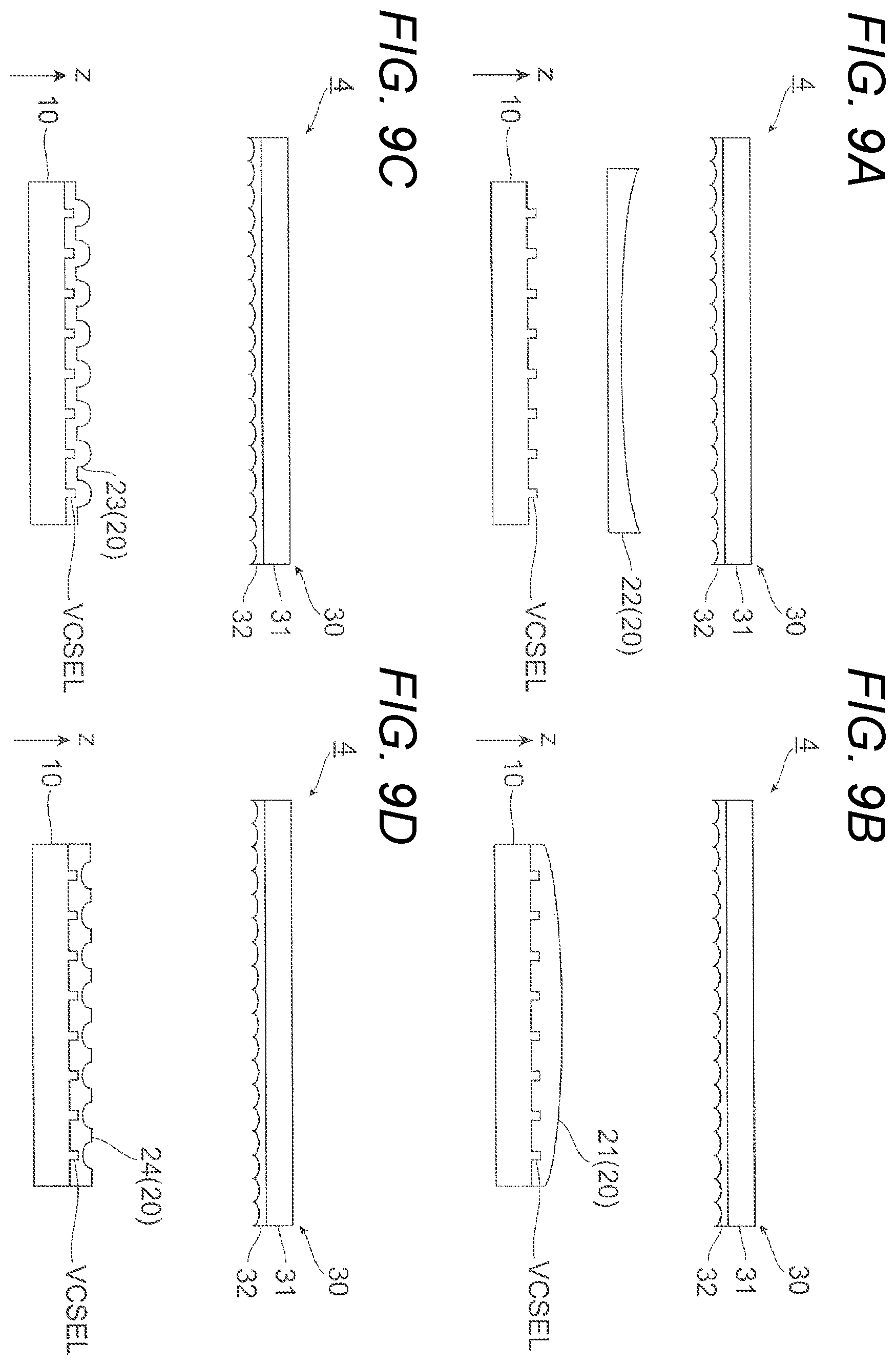 Patent US12567723 Figure 9 – Light-emitting device, optical device, and information processing device