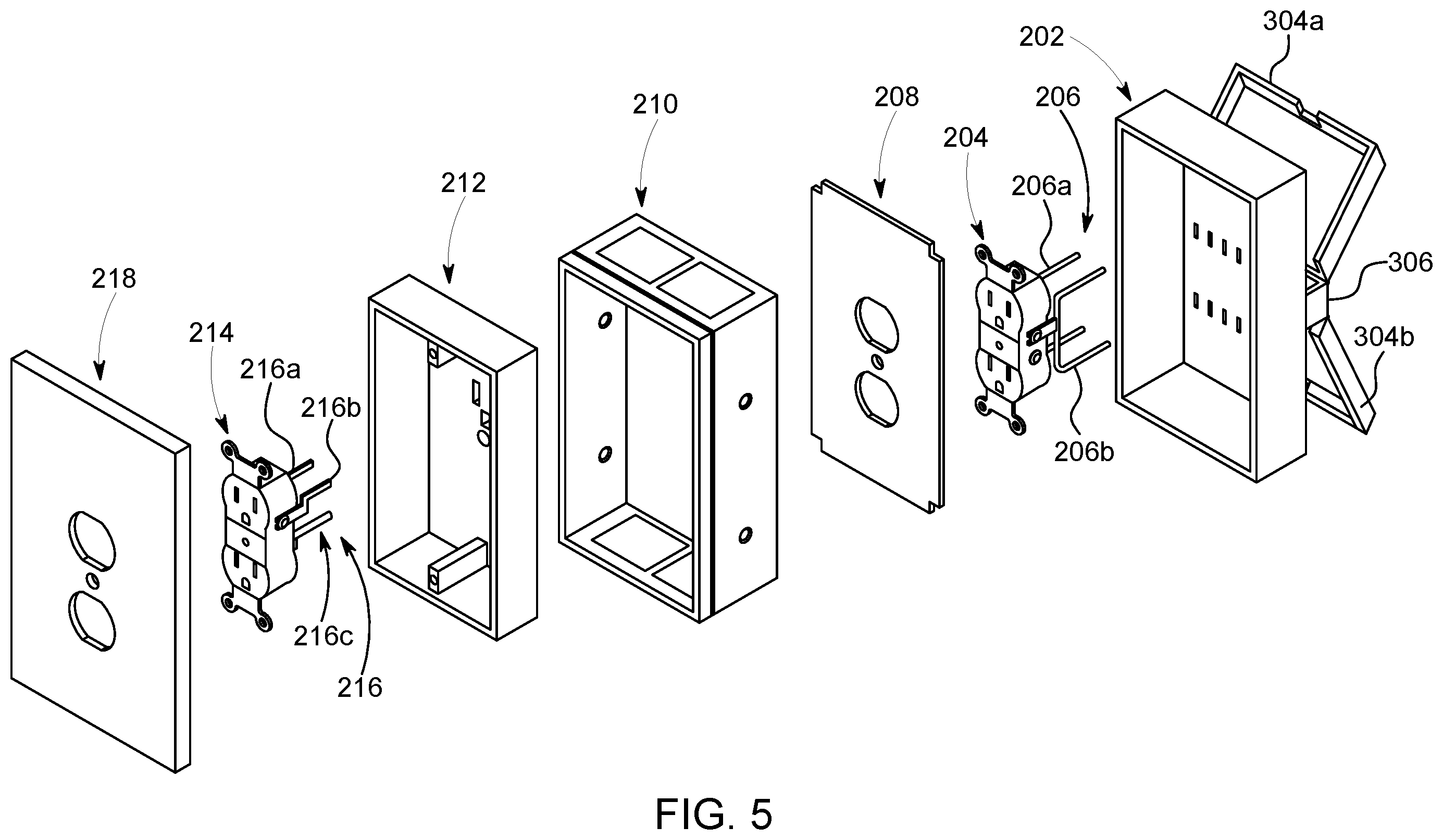 Patent US12567727 Figure 7 – Electrical outlet system