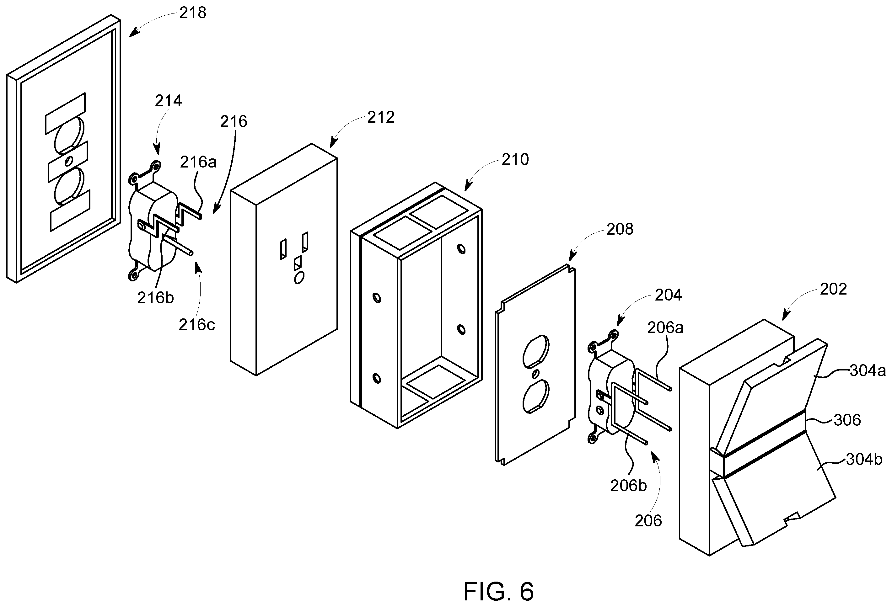Patent US12567727 Figure 8 – Electrical outlet system