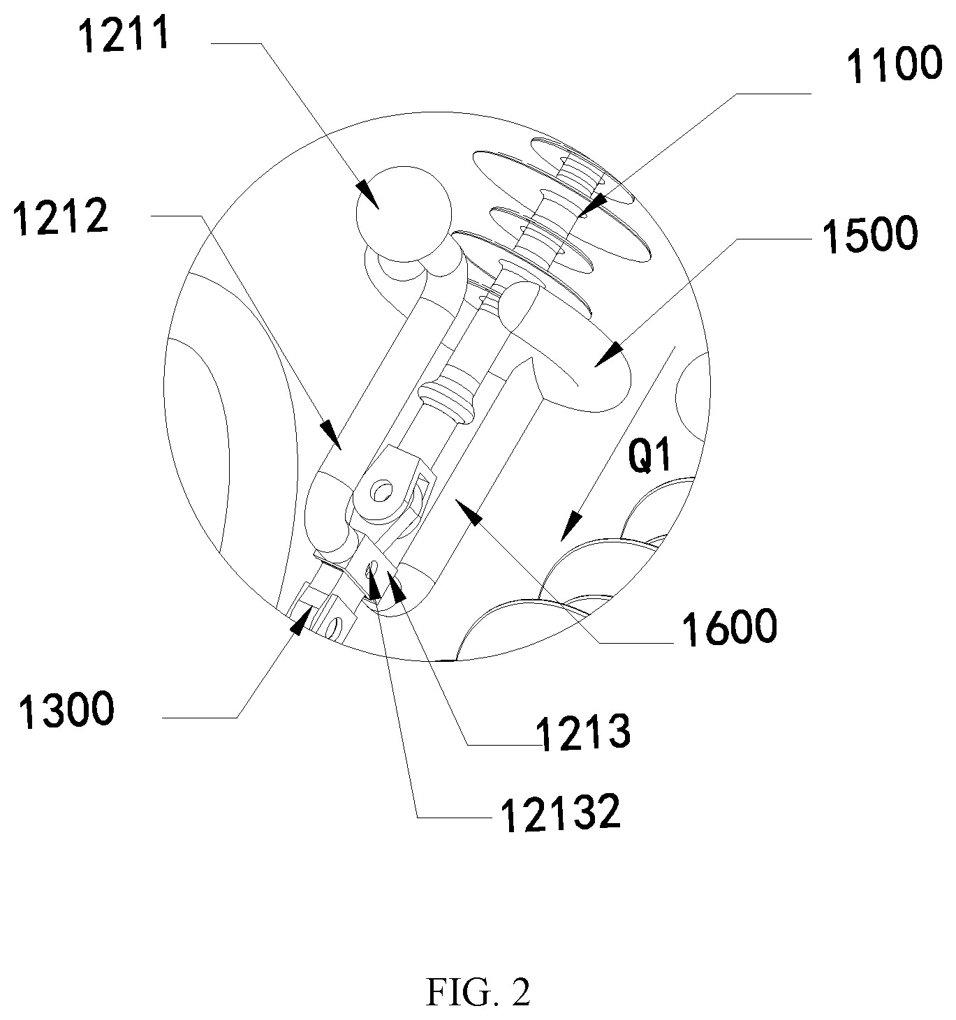 Patent US12567729 Figure 2 – Composite crossarm and power transmission tower