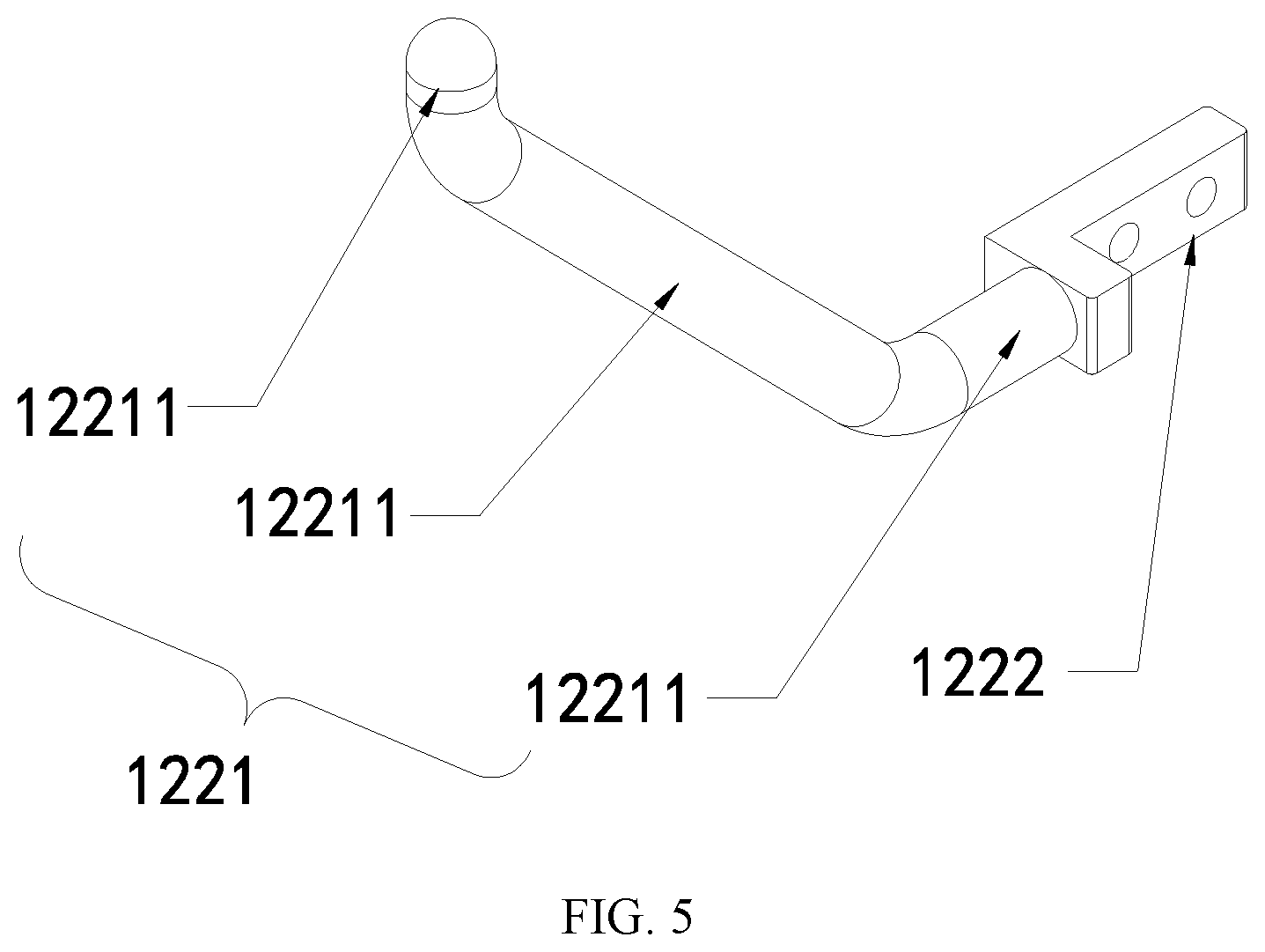 Patent US12567729 Figure 5 – Composite crossarm and power transmission tower