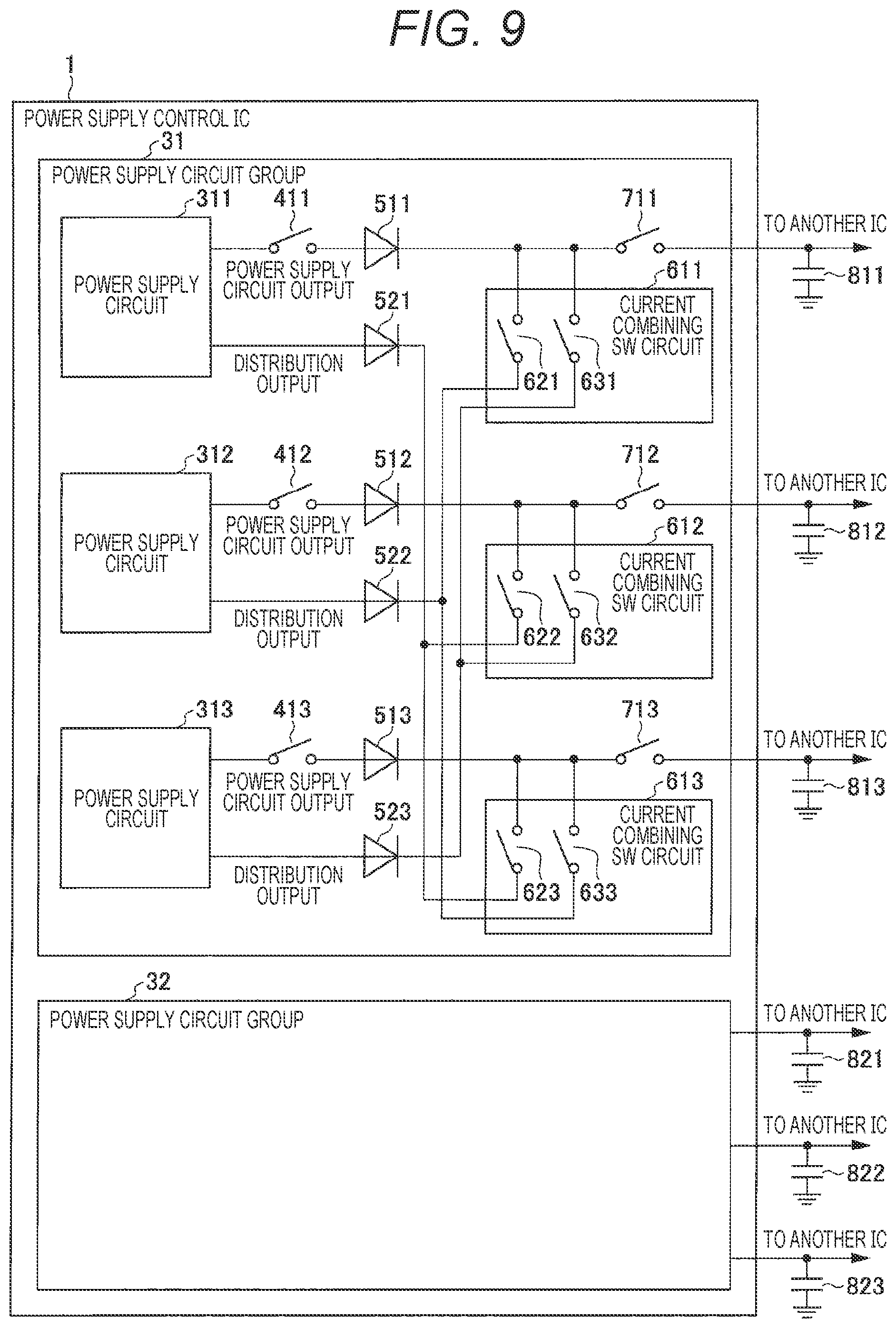 Patent US12567763 Figure 5 – Power supply control device