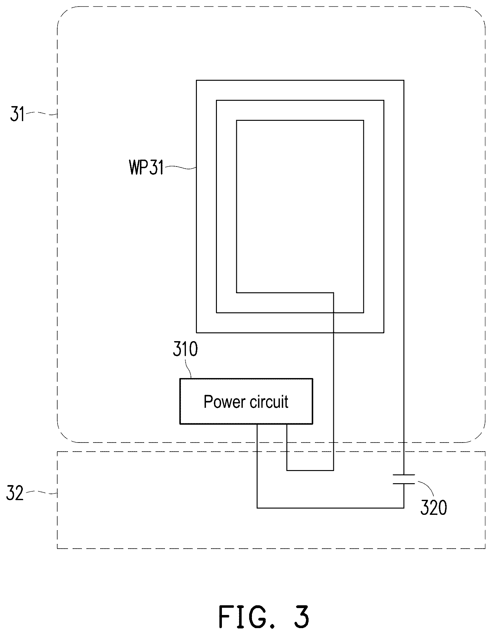 Patent US12567766 Figure 3 – Electronic device and panel with wireless power function