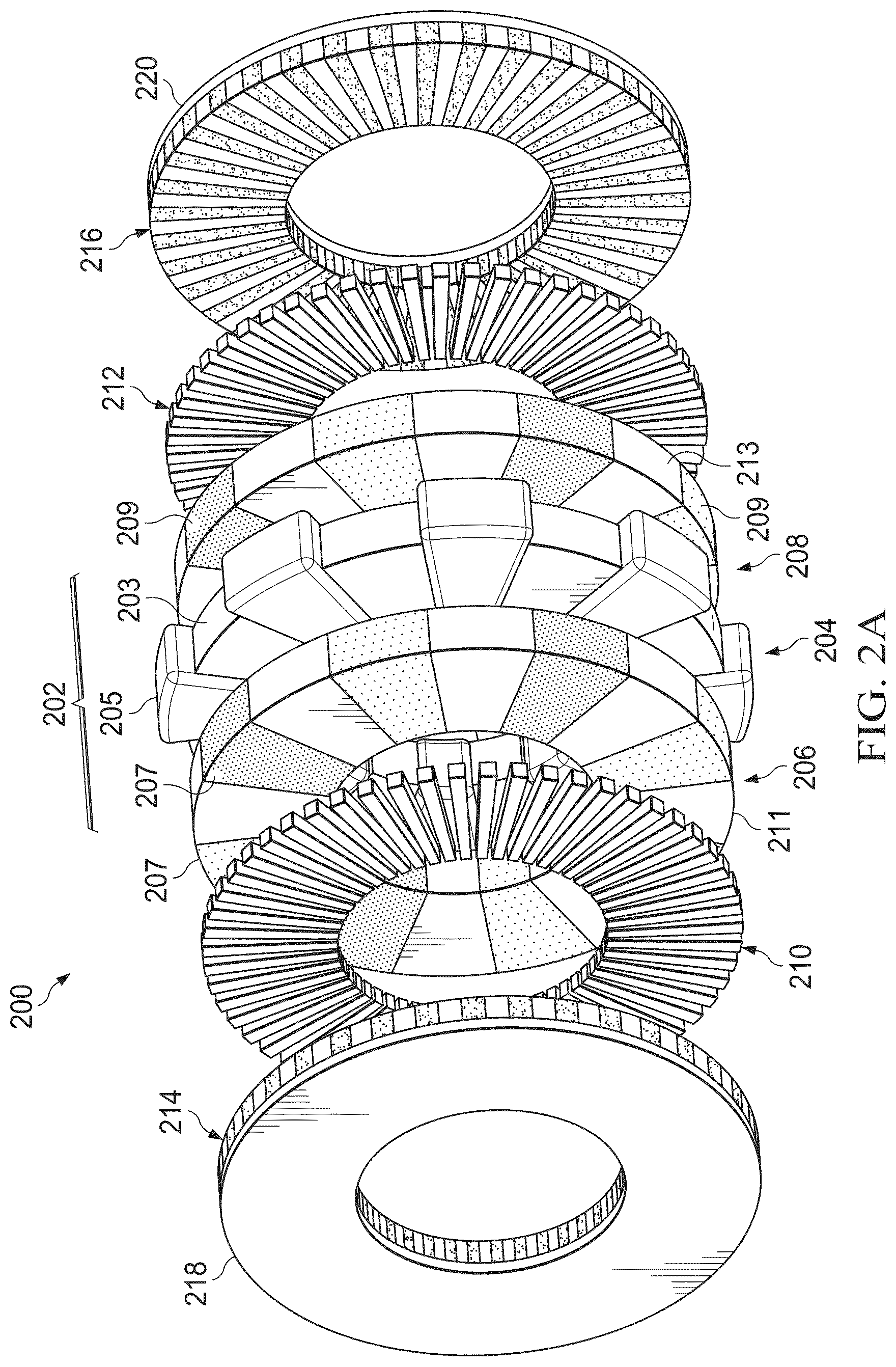 Patent US12567789 Figure 2 – Dual-rotor axial flux magnetic gear and related apparatus and systems