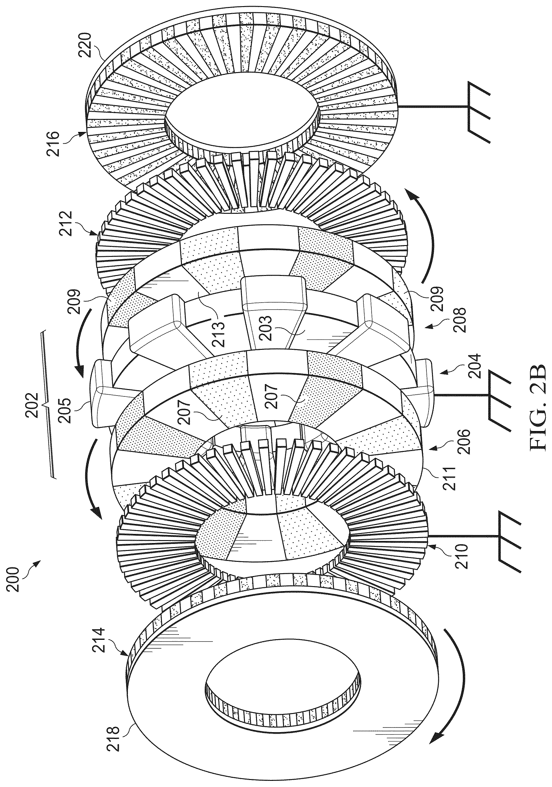 Patent US12567789 Figure 3 – Dual-rotor axial flux magnetic gear and related apparatus and systems