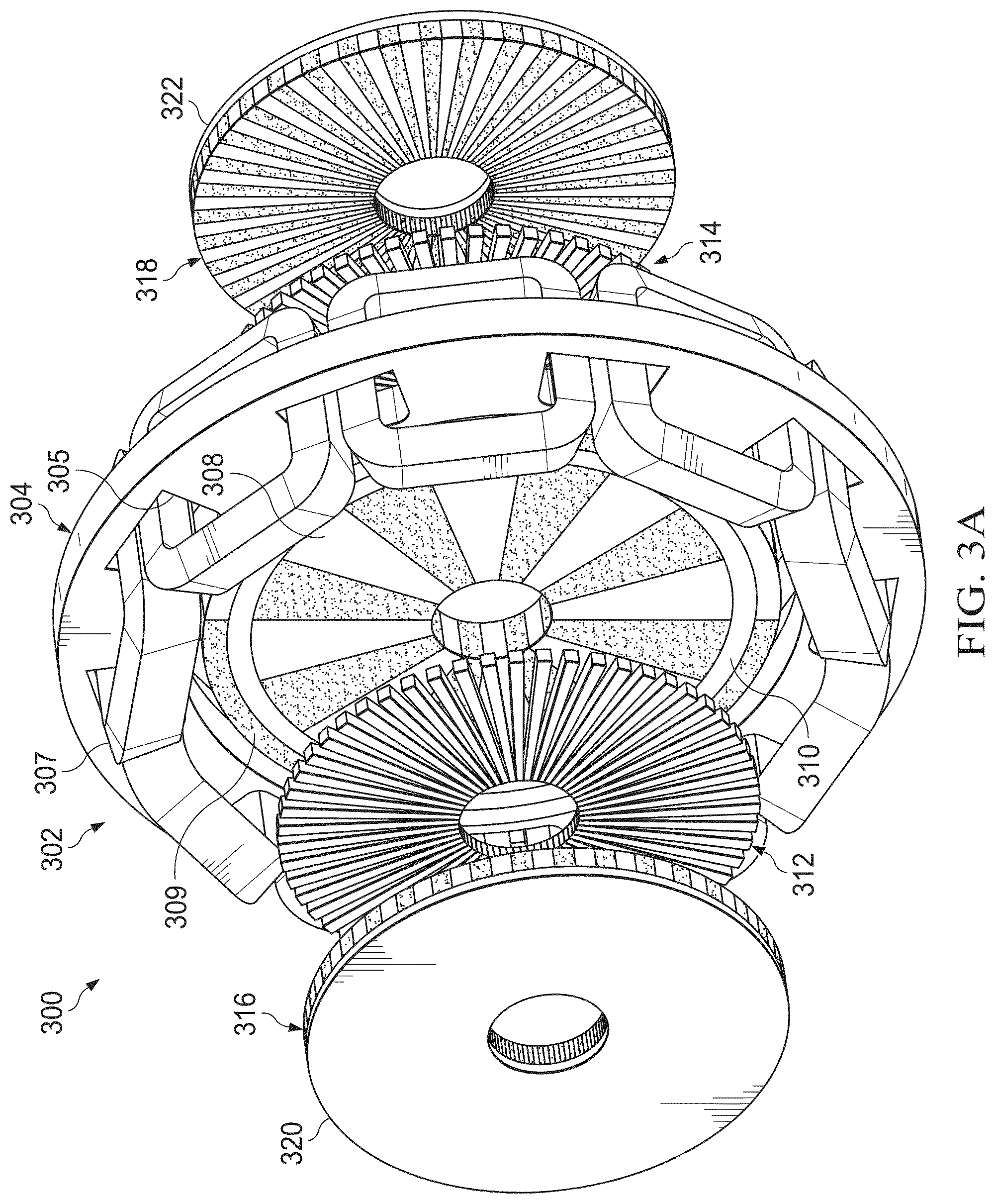 Patent US12567789 Figure 4 – Dual-rotor axial flux magnetic gear and related apparatus and systems