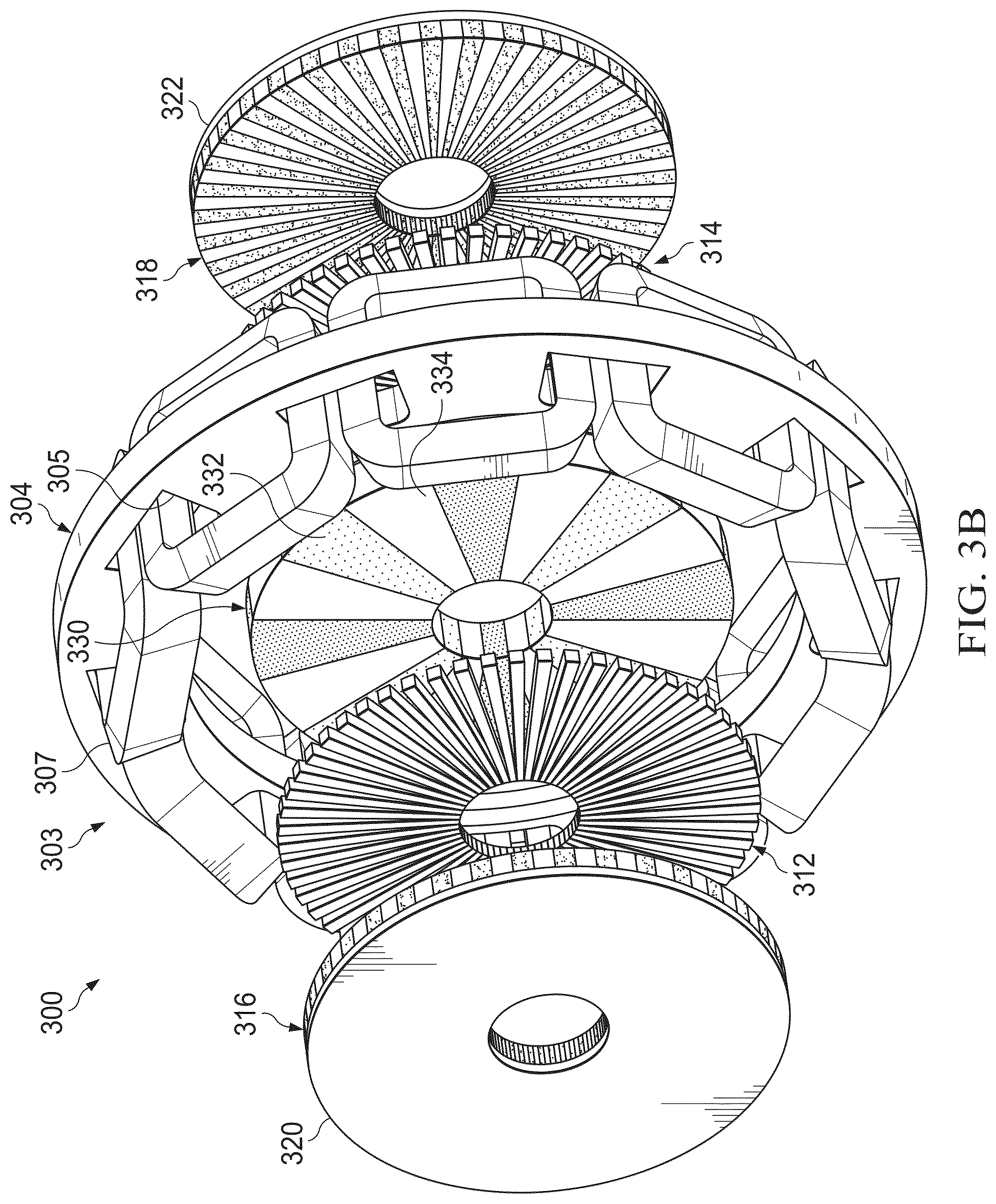 Patent US12567789 Figure 5 – Dual-rotor axial flux magnetic gear and related apparatus and systems