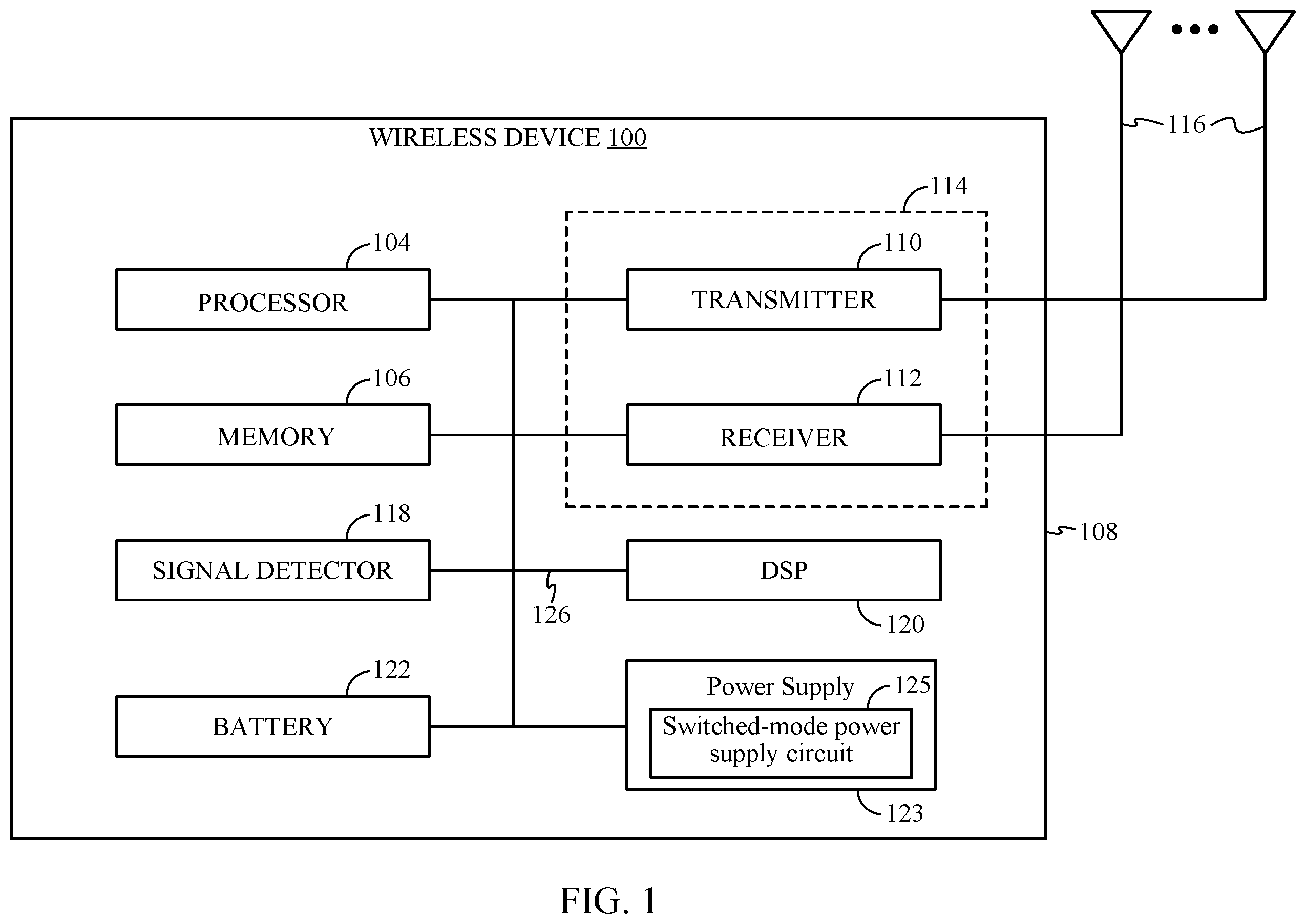Patent US12567806 Figure 1 – Configurable power conversion topology
