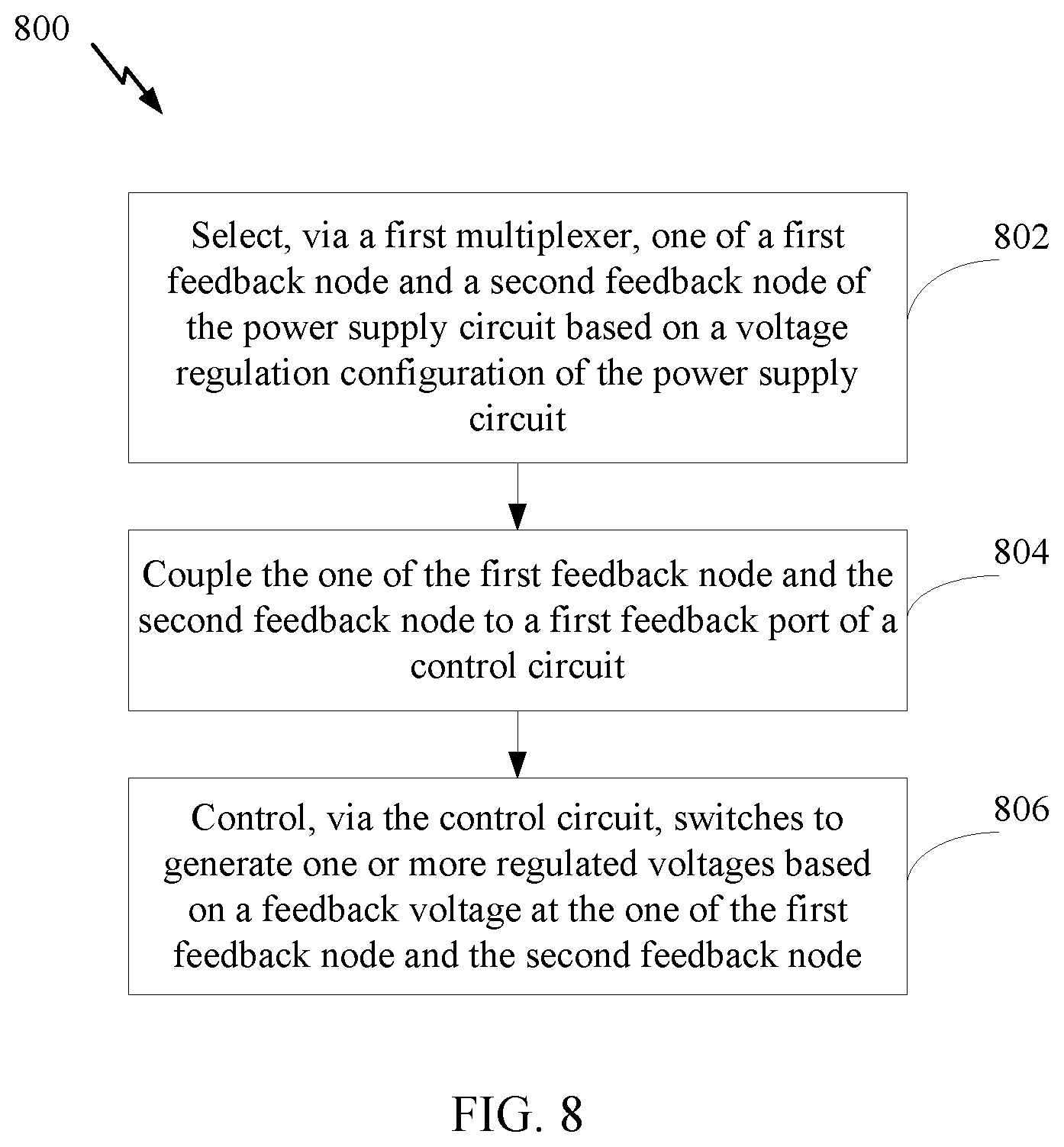 Patent US12567806 Figure 8 – Configurable power conversion topology