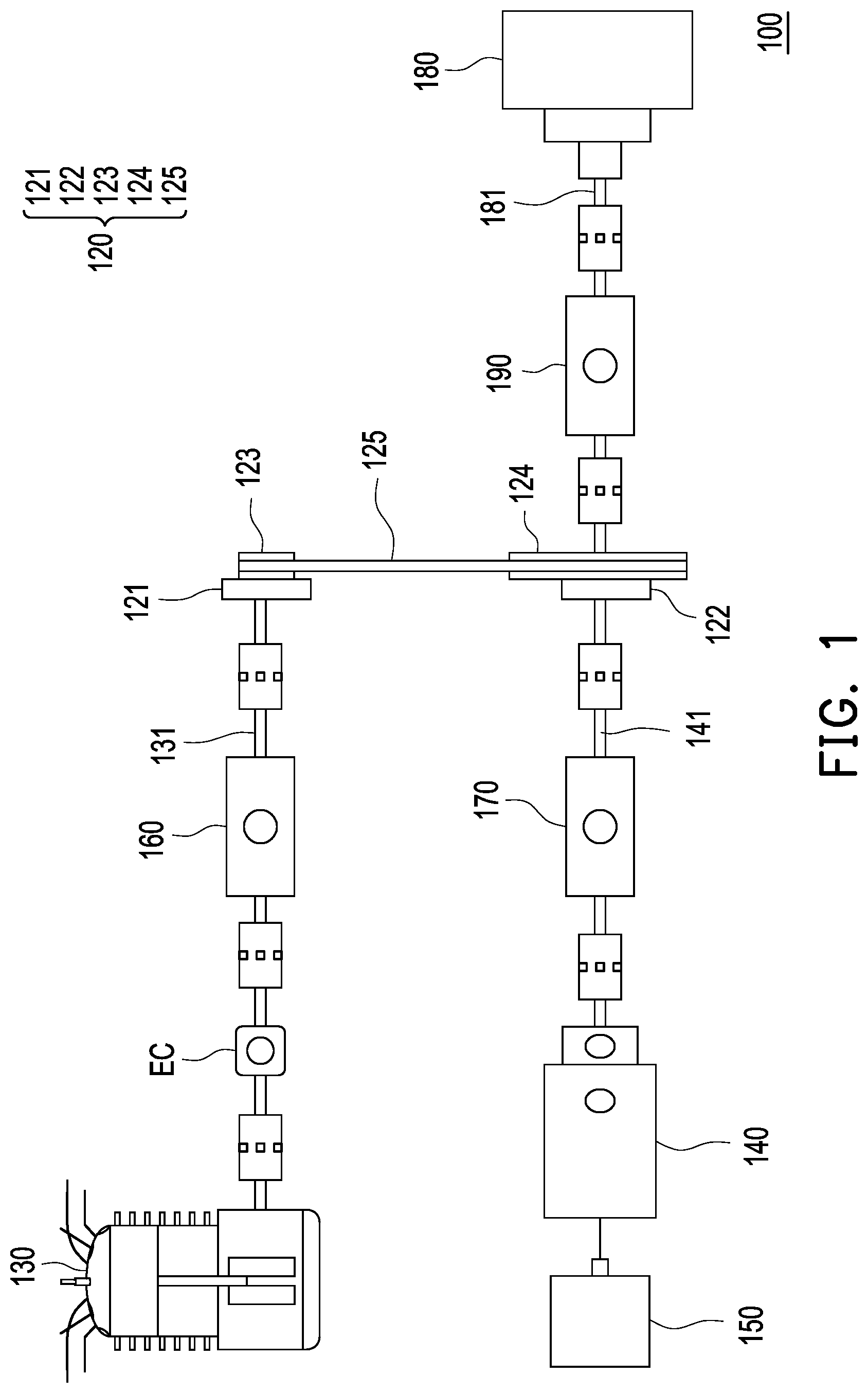Patent US12567825 — Hybrid power system and optimizing method thereof — Figure 1