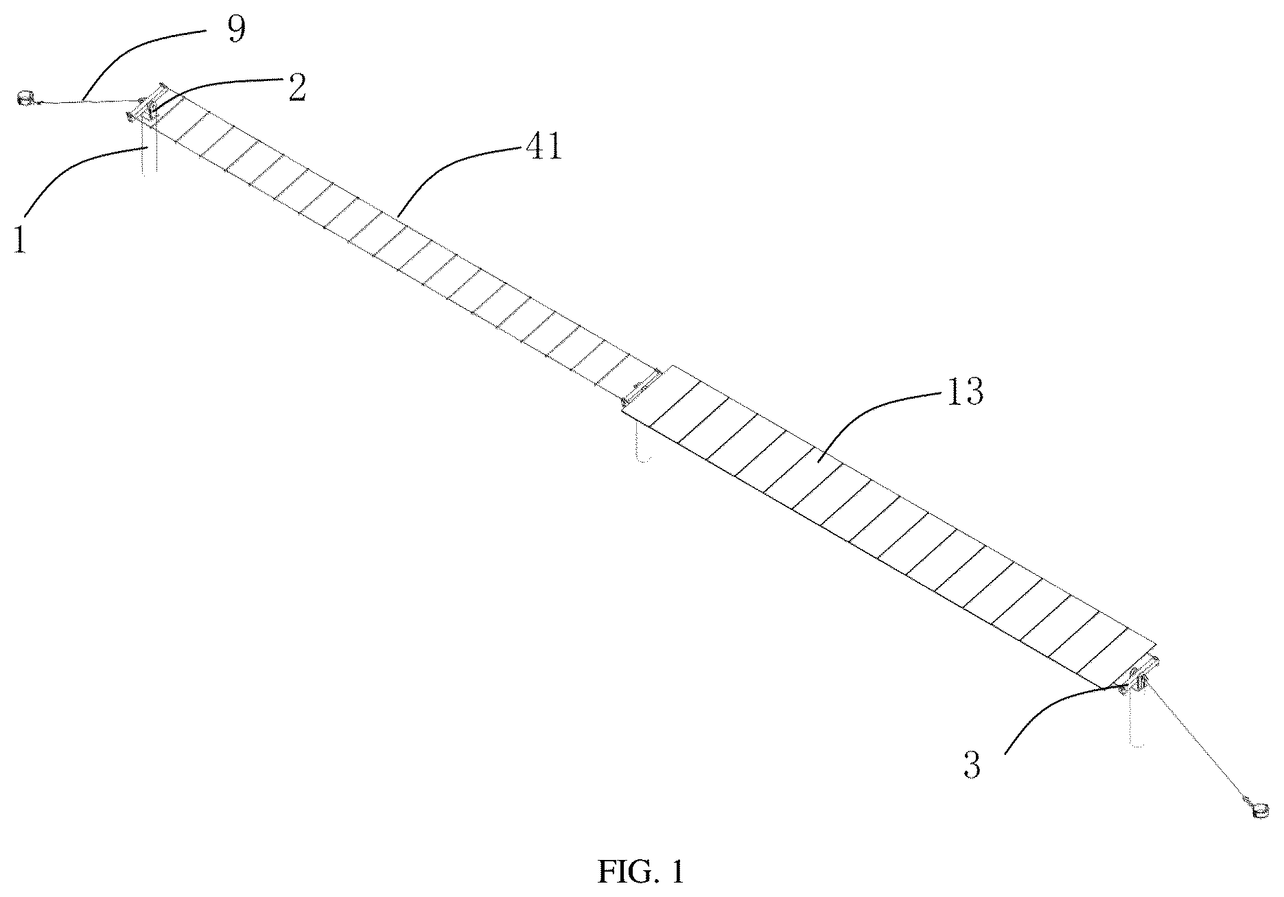 Patent US12567828 Figure 1 – Flexible tracking bracket