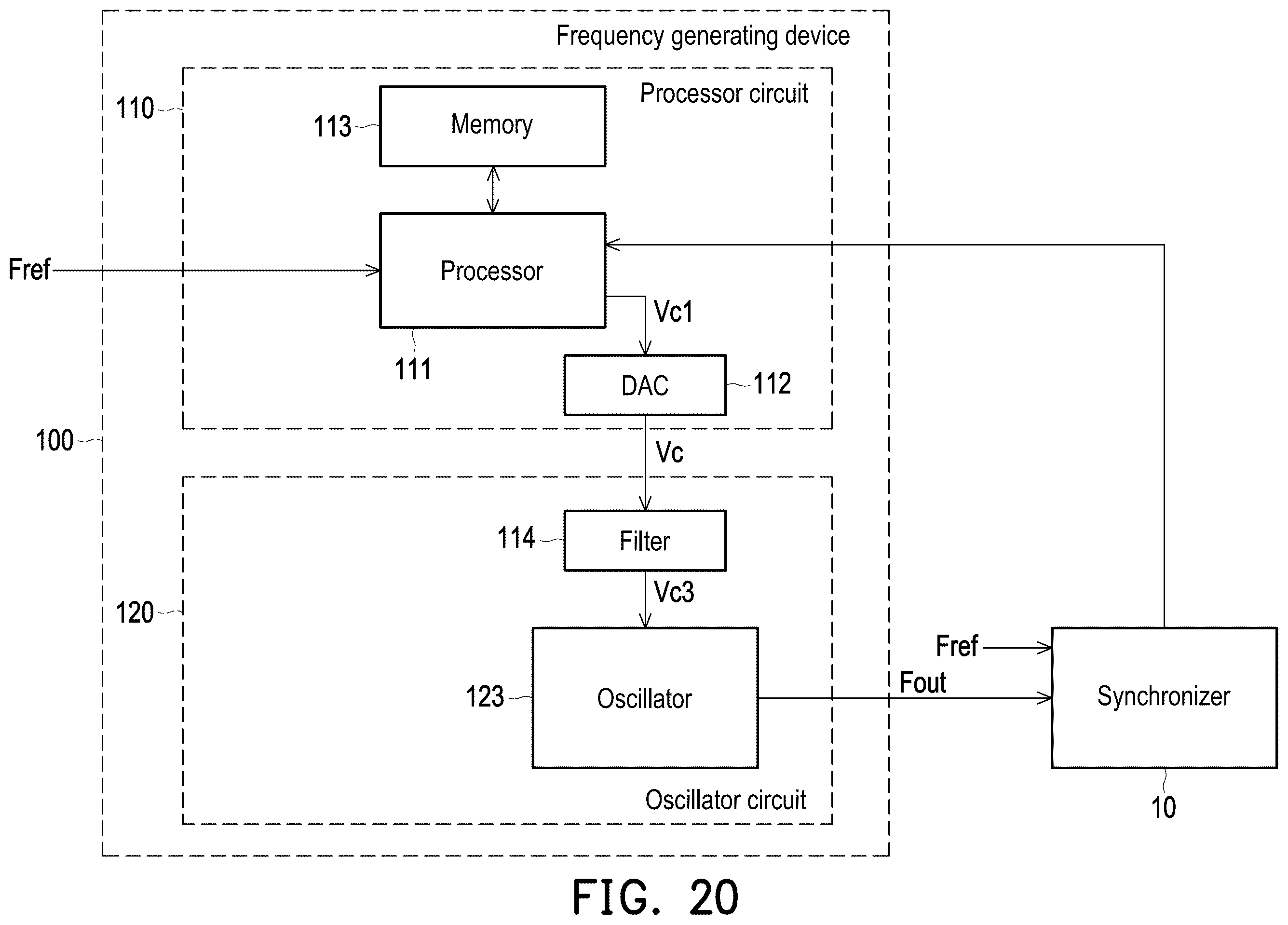 Patent US12567834 Figure 17 – Frequency generating device and operation method thereof