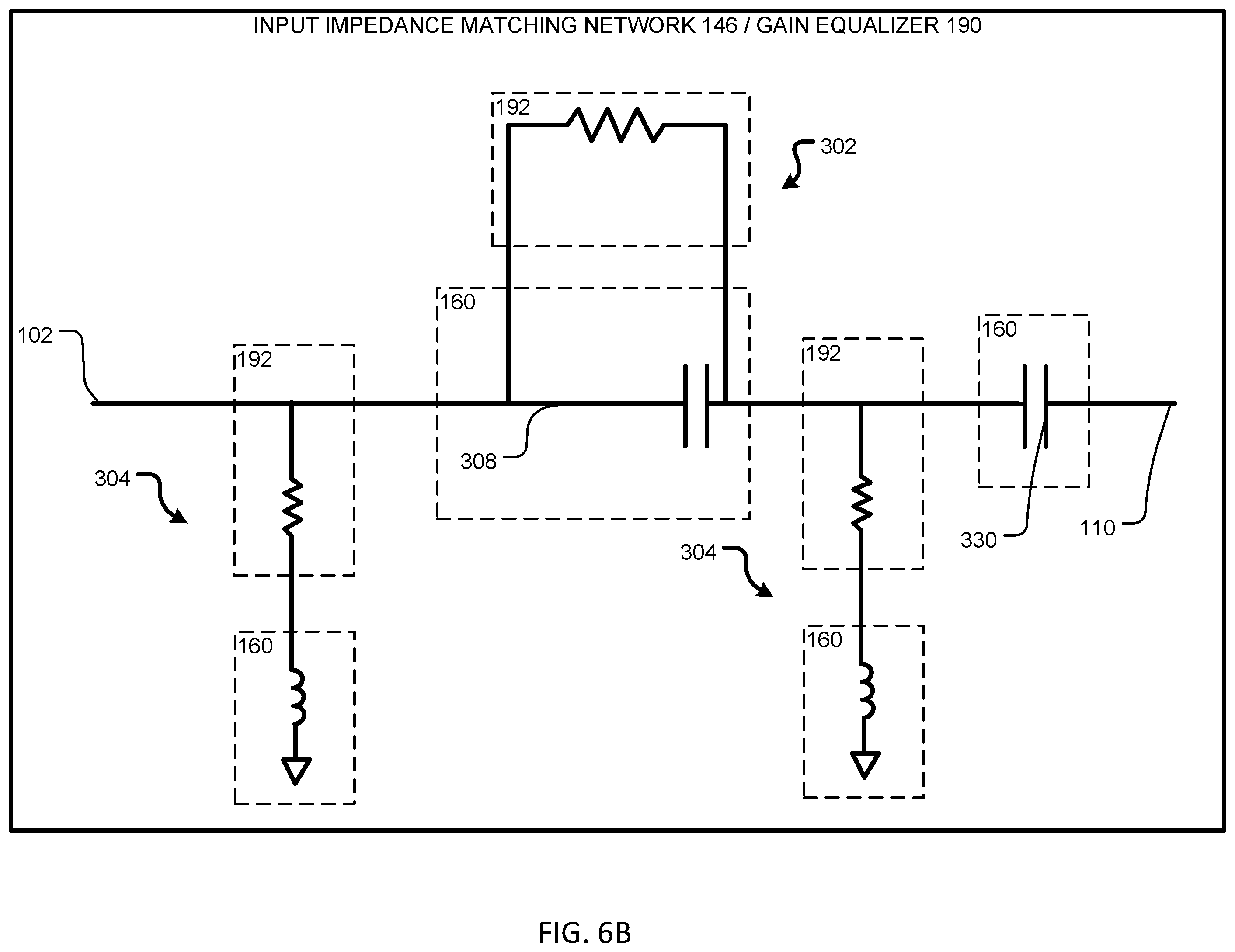 Patent US12567842 Figure 8 – Radio frequency power amplifier implementing a gain equalizer and a process of implementing the same