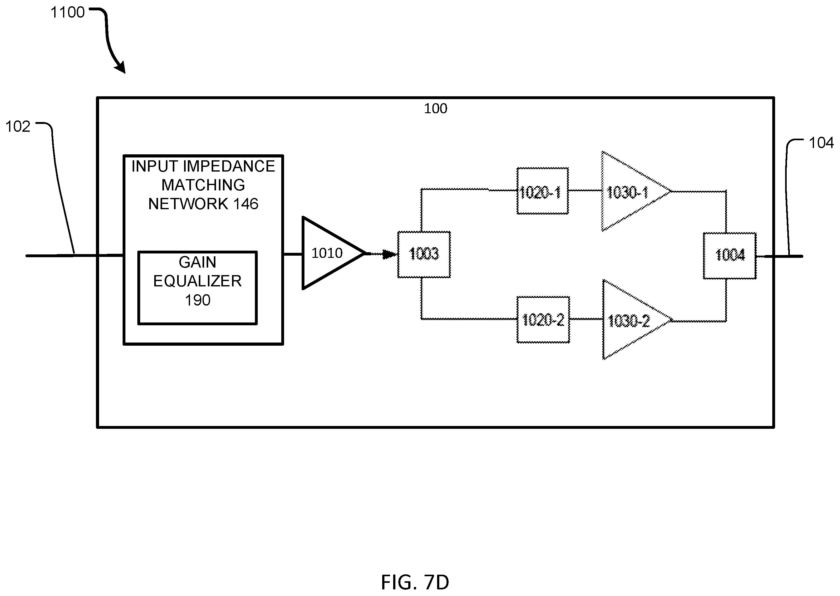 Patent US12567842 Figure 14 – Radio frequency power amplifier implementing a gain equalizer and a process of implementing the same