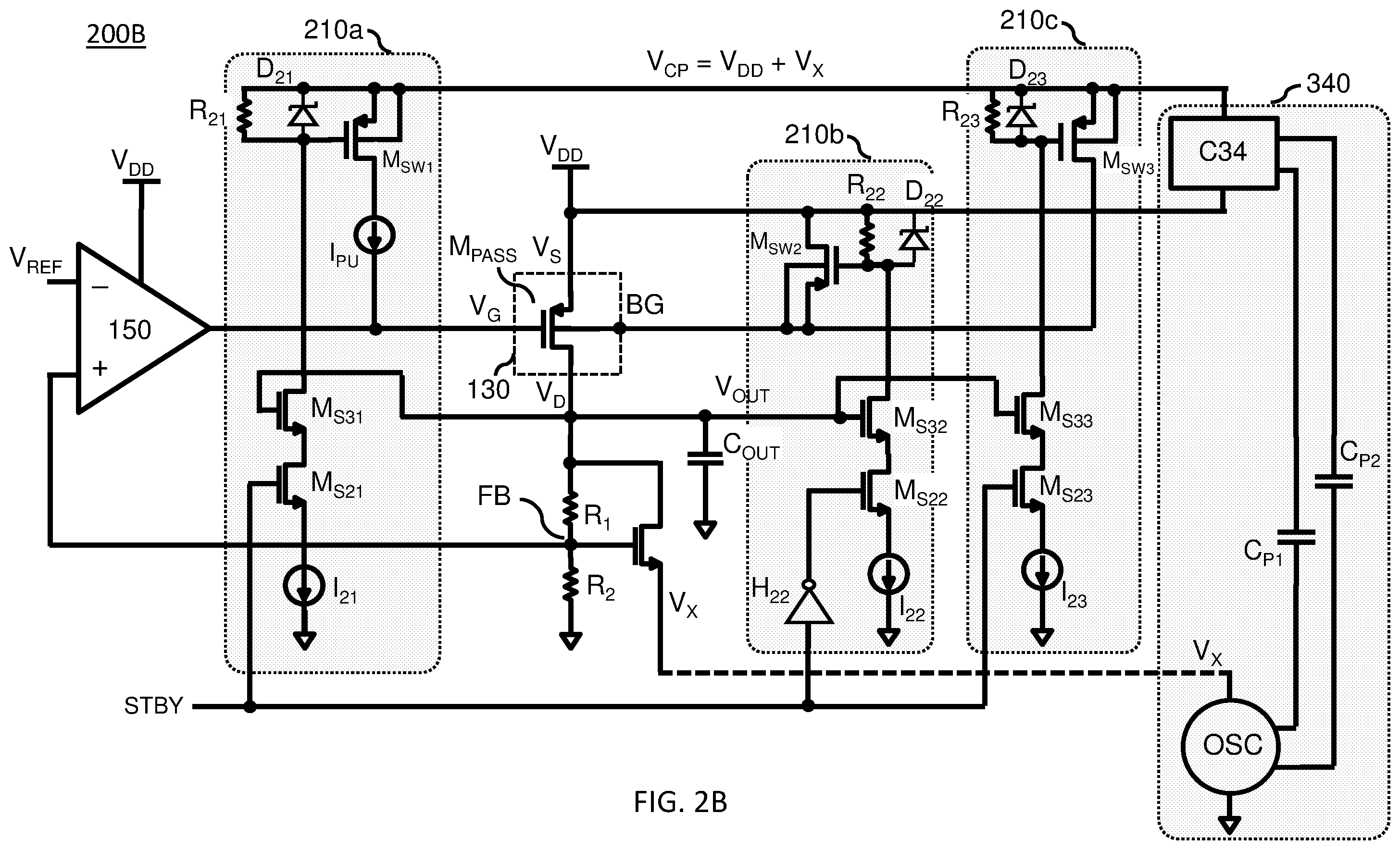 Patent US12567859 Figure 4 – Circuits and methods for leakage reduction in MOS devices