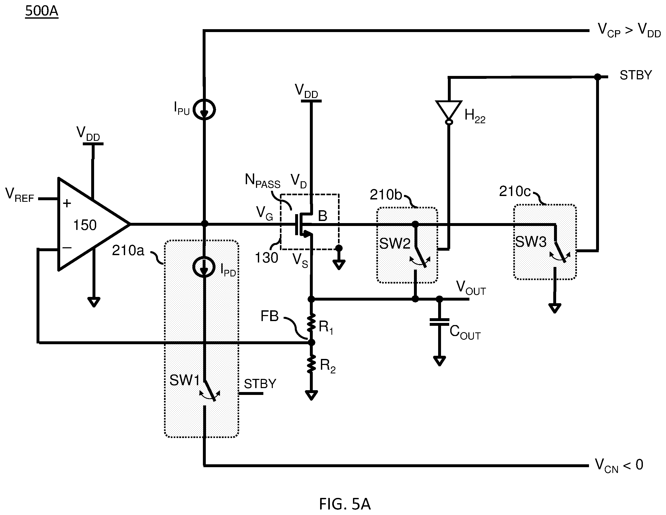 Patent US12567859 Figure 9 – Circuits and methods for leakage reduction in MOS devices
