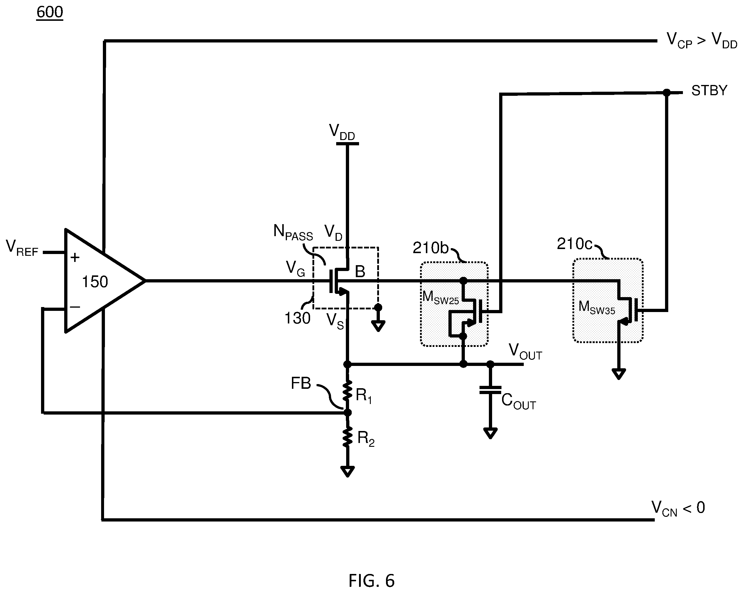 Patent US12567859 Figure 11 – Circuits and methods for leakage reduction in MOS devices