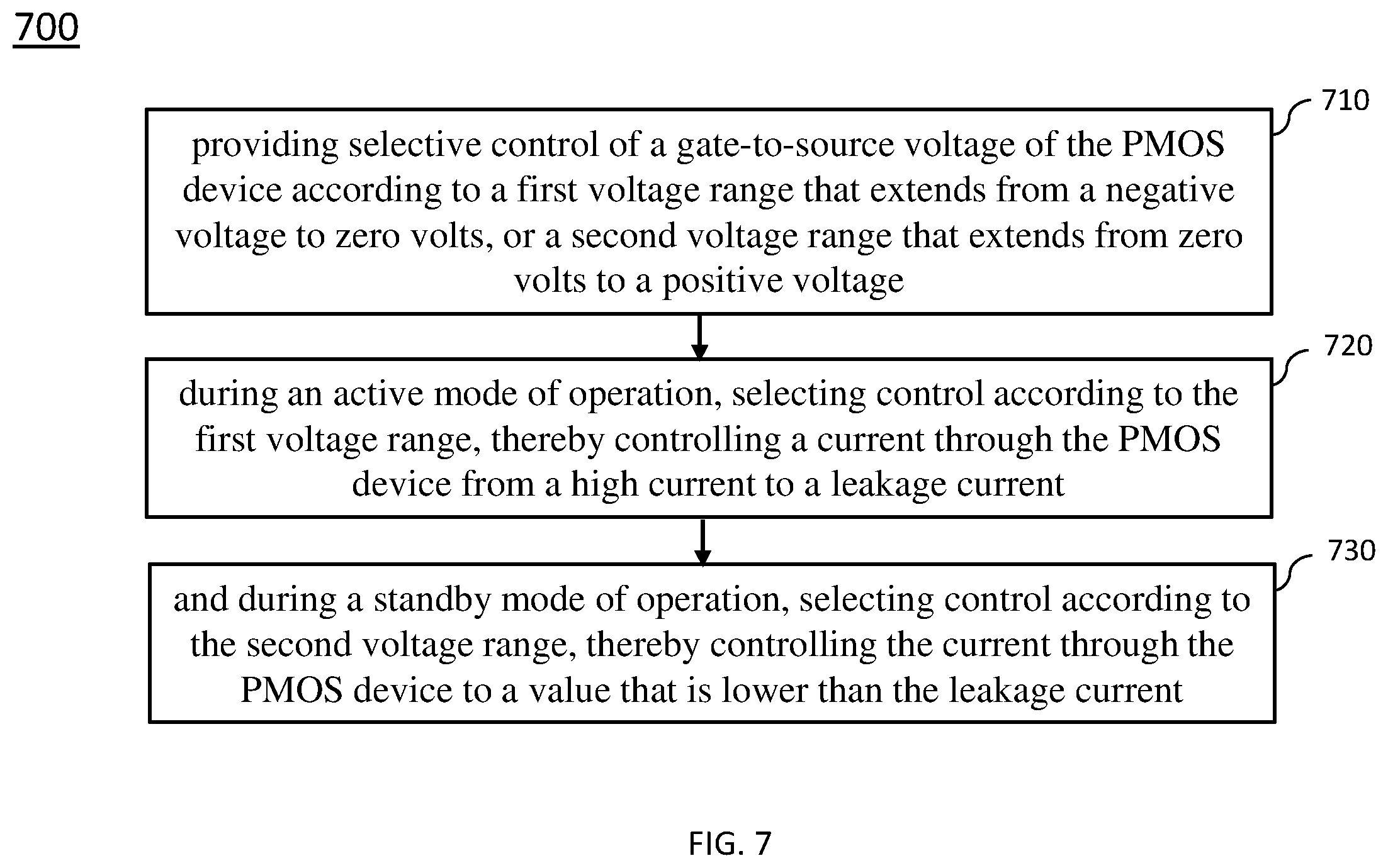 Patent US12567859 Figure 12 – Circuits and methods for leakage reduction in MOS devices