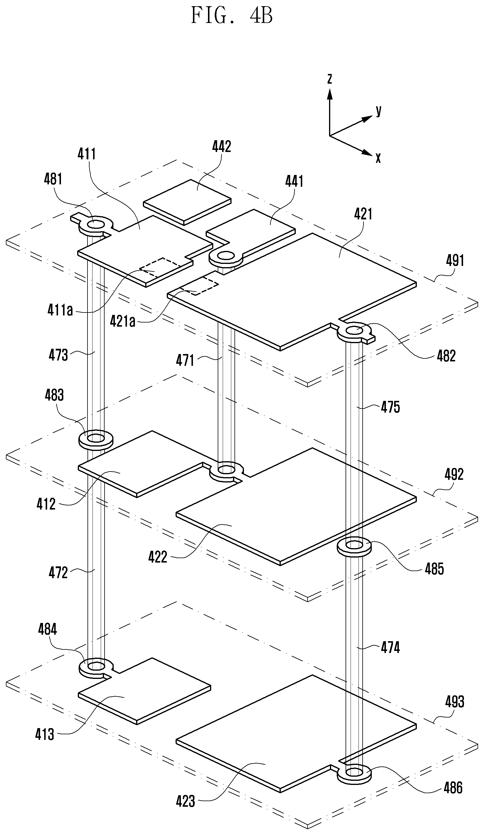 Patent US12567877 Figure 8 – Electronic device having diplexer of stacked structure