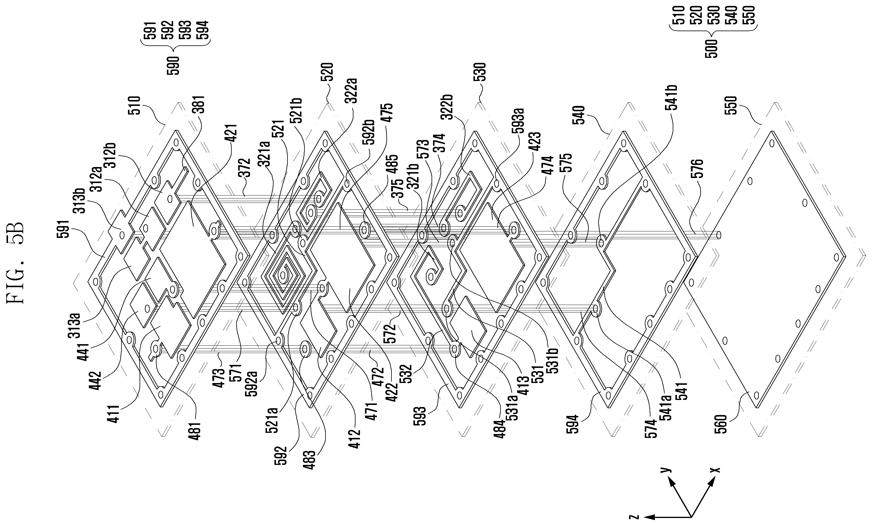 Patent US12567877 Figure 12 – Electronic device having diplexer of stacked structure